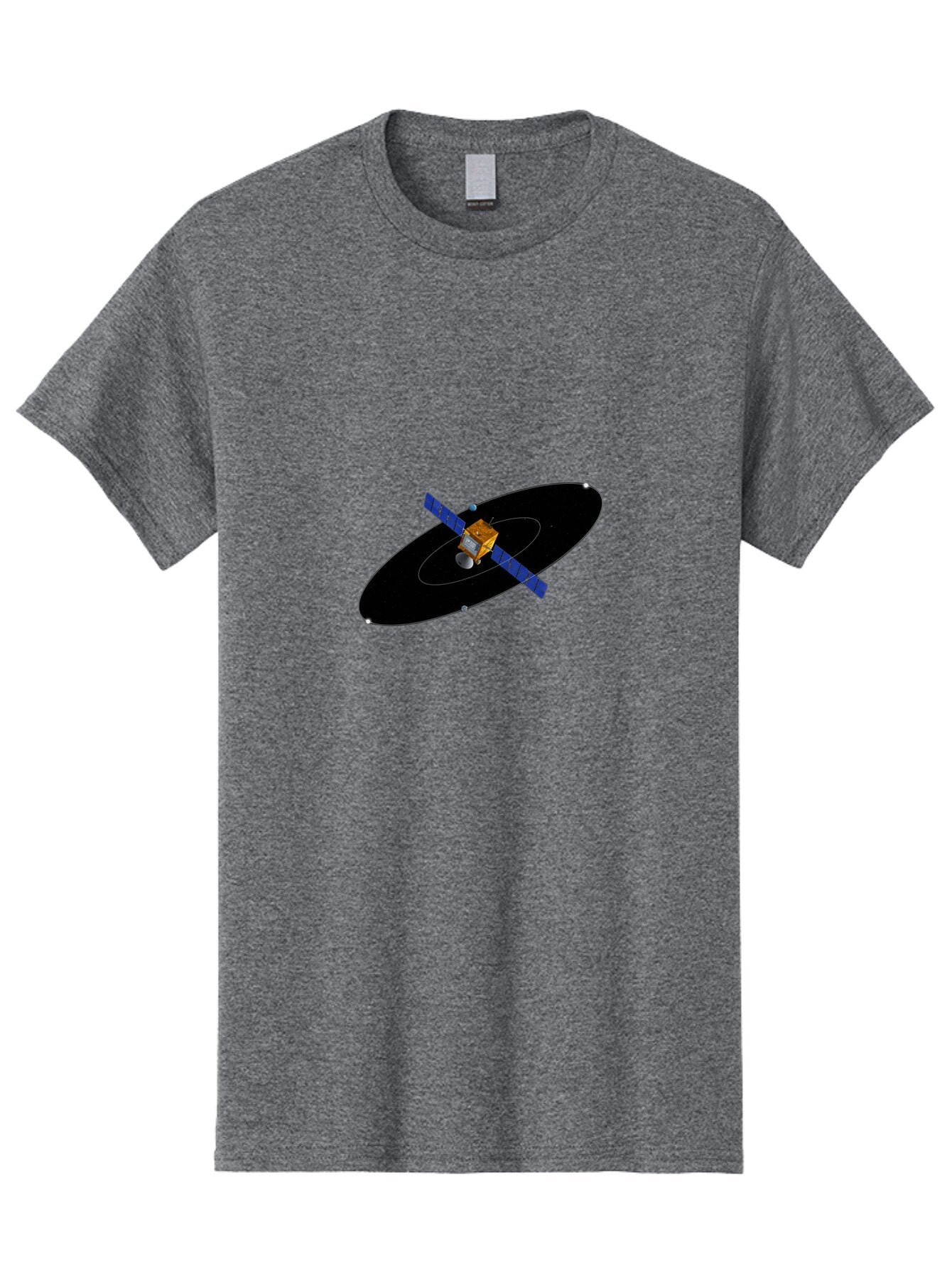 Satellite Men'S Graphic Tee, 100% Cotton, Comfortable Casual Summer Wear, Machine Washable, Vintage Camera, Old Camera, Antique Camera, Black Camera, Classic Photography, Photography Equipment, Nostalgic Device, Film Camera, Camera Art Ban426