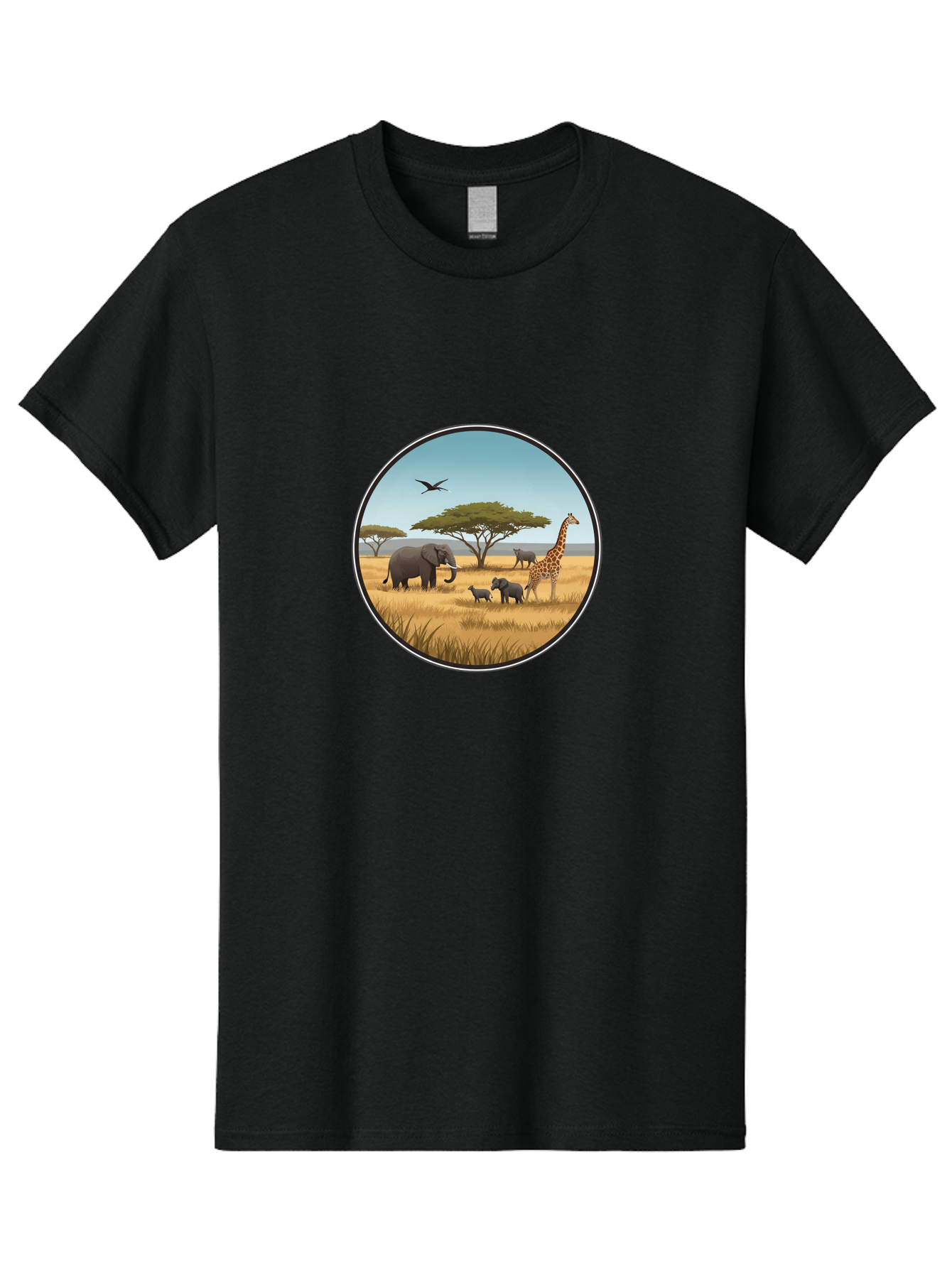 Savannah-Animals Men'S Graphic Tee, 100% Cotton, Comfortable Casual Summer Wear, Machine Washable, Vintage Camera, Old Camera, Antique Camera, Black Camera, Classic Photography, Photography Equipment, Nostalgic Device, Film Camera, Camera Art Ban429