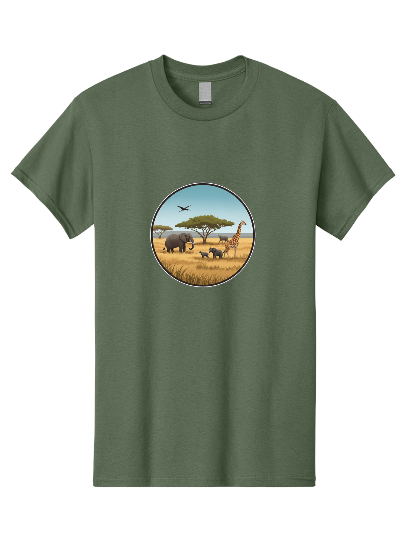 Savannah-Animals Men'S Graphic Tee, 100% Cotton, Comfortable Casual Summer Wear, Machine Washable, Vintage Camera, Old Camera, Antique Camera, Black Camera, Classic Photography, Photography Equipment, Nostalgic Device, Film Camera, Camera Art Ban429