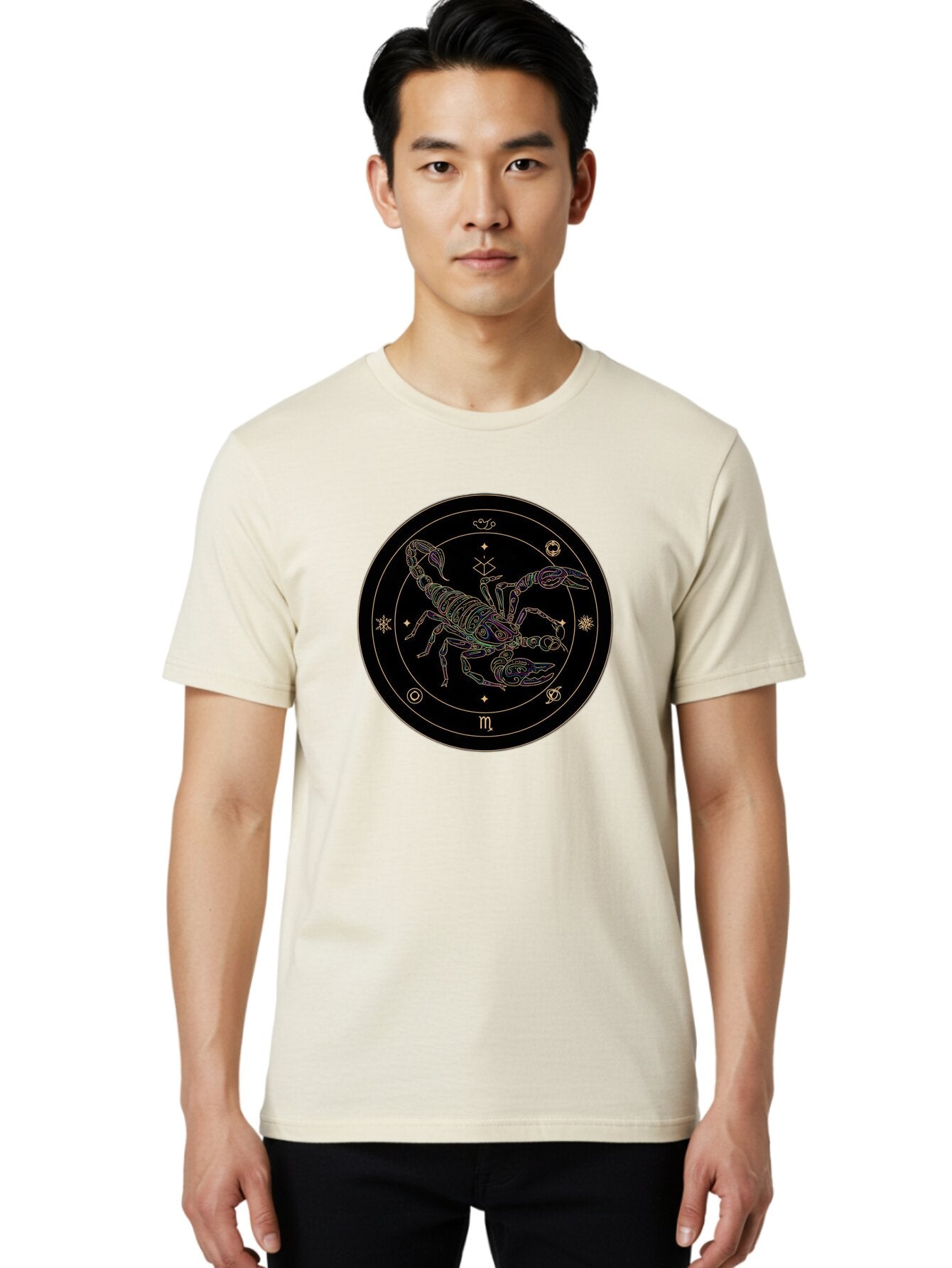 Scorpio-Zodiac-Sign-1 Men'S Graphic Tee, 100% Cotton, Comfortable Casual Summer Wear, Machine Washable, Vintage Camera, Old Camera, Antique Camera, Black Camera, Classic Photography, Photography Equipment, Nostalgic Device, Film Camera, Ban431 22
