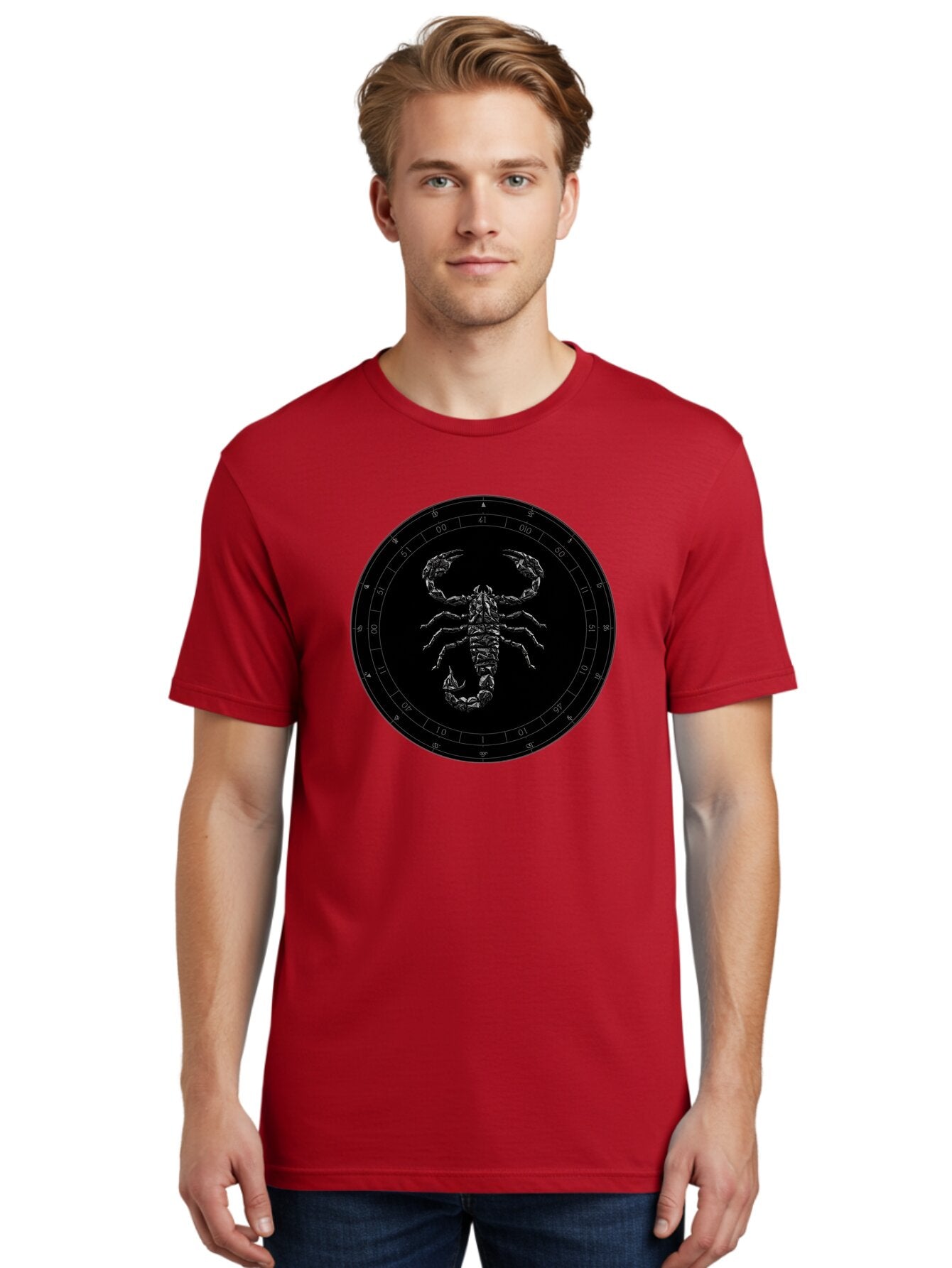 Scorpio-Zodiac-Sign Men'S Graphic Tee, 100% Cotton, Comfortable Casual Summer Wear, Machine Washable, Vintage Camera, Old Camera, Antique Camera, Black Camera, Classic Photography, Photography Equipment, Nostalgic Device, Film Camera, Ban432 18