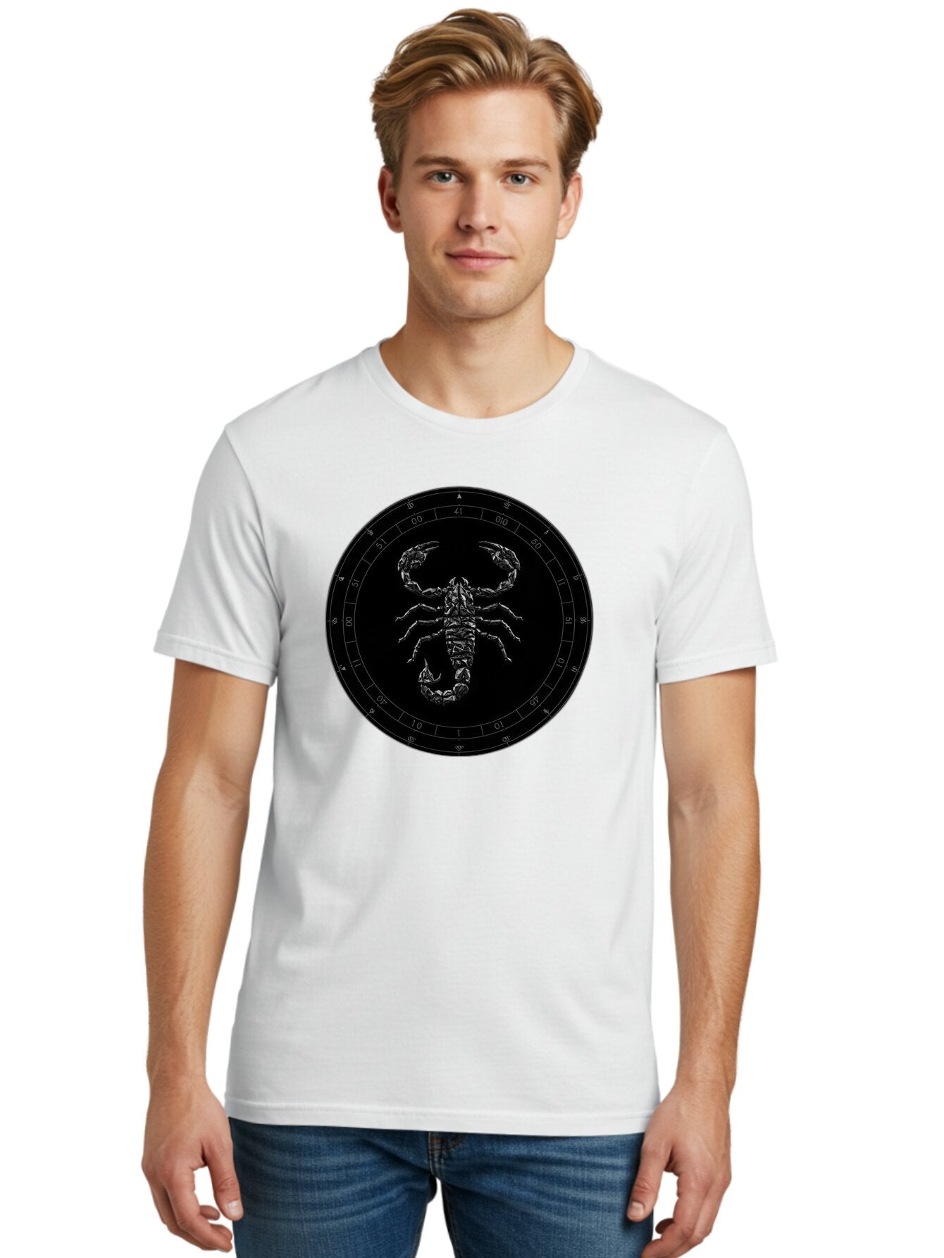 Scorpio-Zodiac-Sign Men'S Graphic Tee, 100% Cotton, Comfortable Casual Summer Wear, Machine Washable, Vintage Camera, Old Camera, Antique Camera, Black Camera, Classic Photography, Photography Equipment, Nostalgic Device, Film Camera, Ban432 20