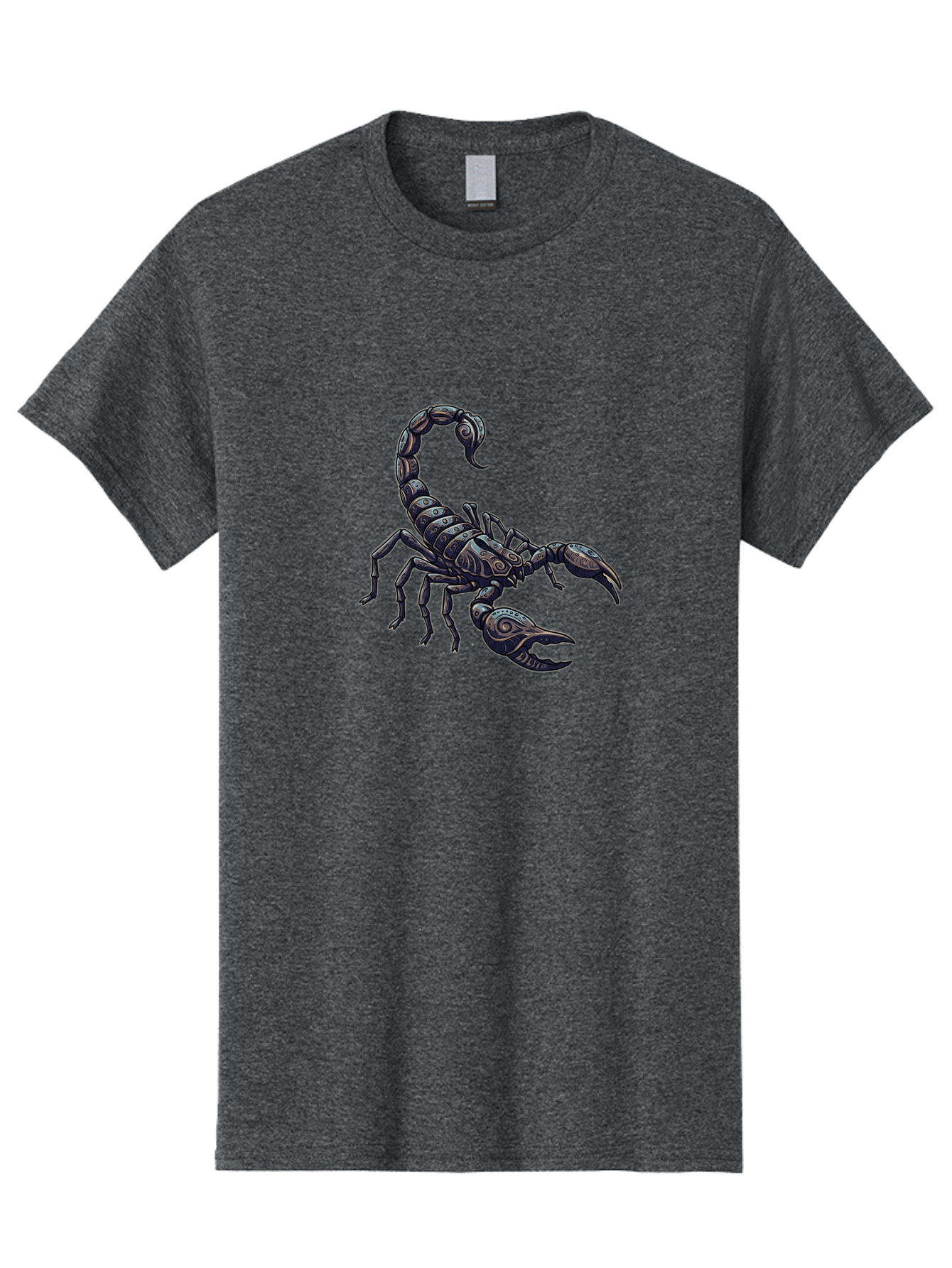 Scorpion Men'S Graphic Tee, 100% Cotton, Comfortable Casual Summer Wear, Machine Washable, Vintage Camera, Old Camera, Antique Camera, Black Camera, Classic Photography, Photography Equipment, Nostalgic Device, Film Camera, Camera Art Ban435