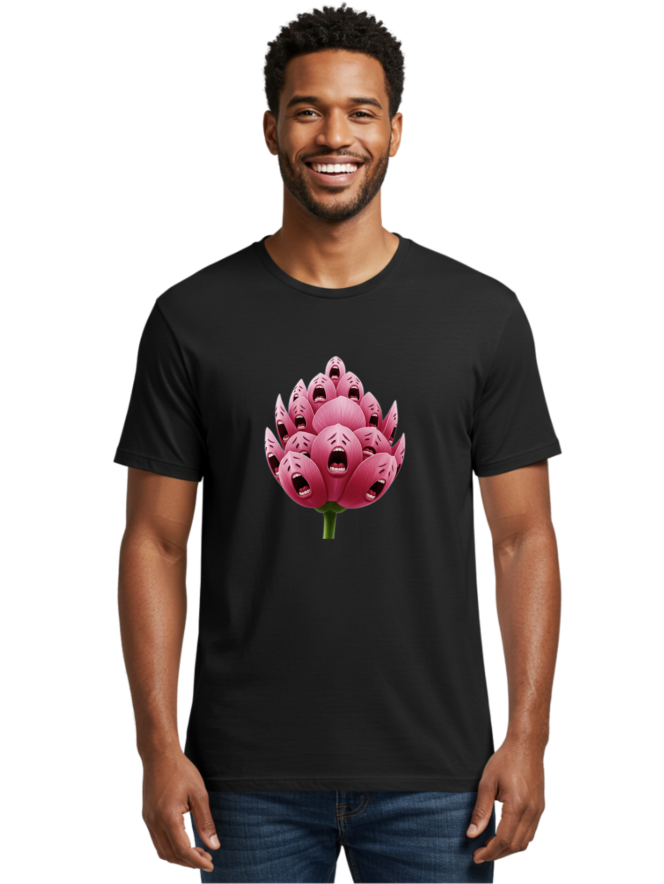 Screaming-Flower-1 Men'S Graphic Tee, 100% Cotton, Comfortable Casual Summer Wear, Machine Washable, Vintage Camera, Old Camera, Antique Camera, Black Camera, Classic Photography, Photography Equipment, Nostalgic Device, Film Camera, Ban437 29
