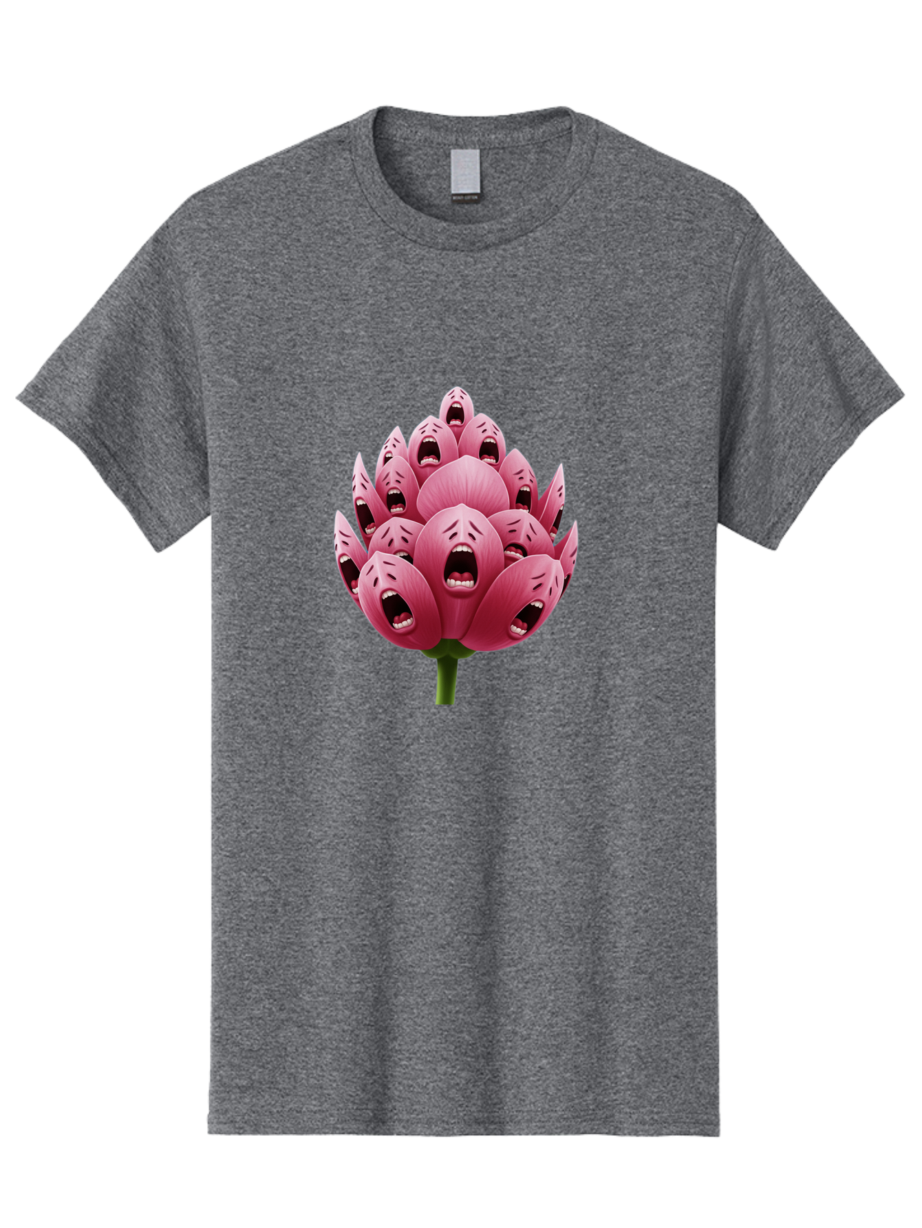 Screaming-Flower-1 Men'S Graphic Tee, 100% Cotton, Comfortable Casual Summer Wear, Machine Washable, Vintage Camera, Old Camera, Antique Camera, Black Camera, Classic Photography, Photography Equipment, Nostalgic Device, Film Camera, Ban437