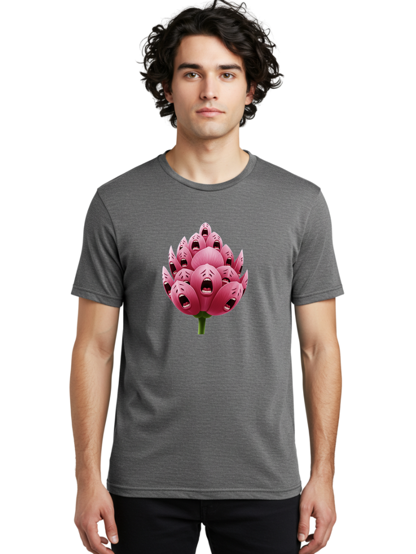 Screaming-Flower-1 Men'S Graphic Tee, 100% Cotton, Comfortable Casual Summer Wear, Machine Washable, Vintage Camera, Old Camera, Antique Camera, Black Camera, Classic Photography, Photography Equipment, Nostalgic Device, Film Camera, Ban437 16