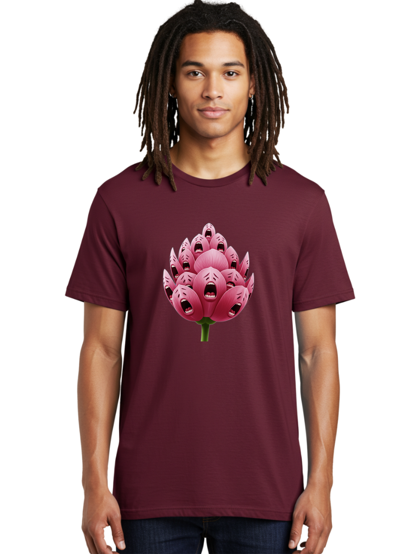 Screaming-Flower-1 Men'S Graphic Tee, 100% Cotton, Comfortable Casual Summer Wear, Machine Washable, Vintage Camera, Old Camera, Antique Camera, Black Camera, Classic Photography, Photography Equipment, Nostalgic Device, Film Camera, Ban437 17
