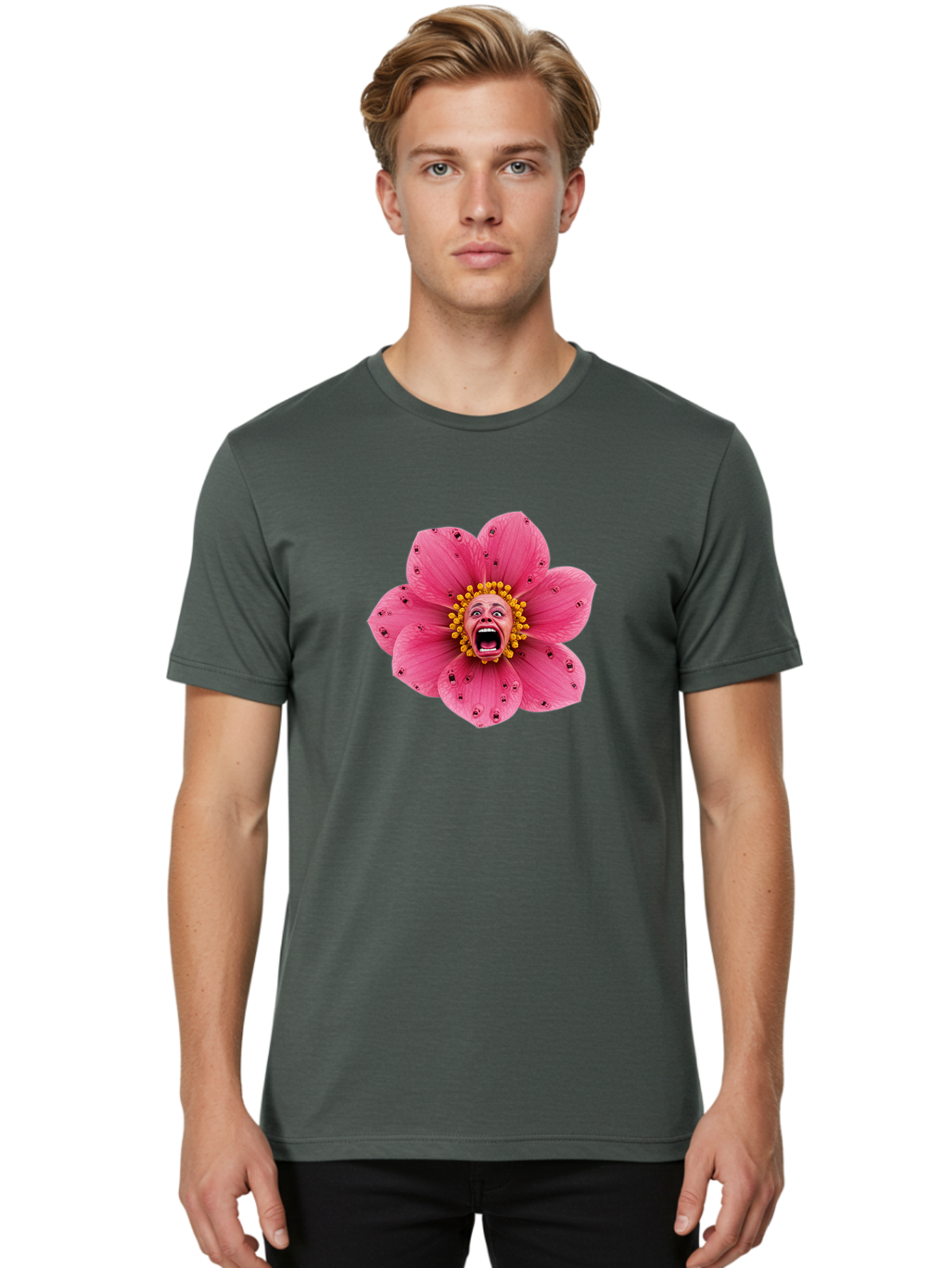 Screaming-Flower Men'S Graphic Tee, 100% Cotton, Comfortable Casual Summer Wear, Machine Washable, Vintage Camera, Old Camera, Antique Camera, Black Camera, Classic Photography, Photography Equipment, Nostalgic Device, Film Camera, Camera Art Ban438 21