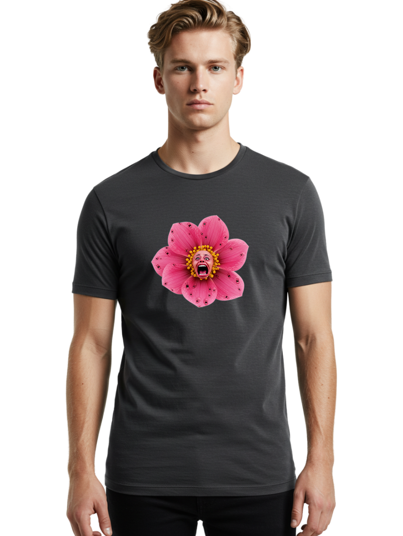 Screaming-Flower Men'S Graphic Tee, 100% Cotton, Comfortable Casual Summer Wear, Machine Washable, Vintage Camera, Old Camera, Antique Camera, Black Camera, Classic Photography, Photography Equipment, Nostalgic Device, Film Camera, Camera Art Ban438 29