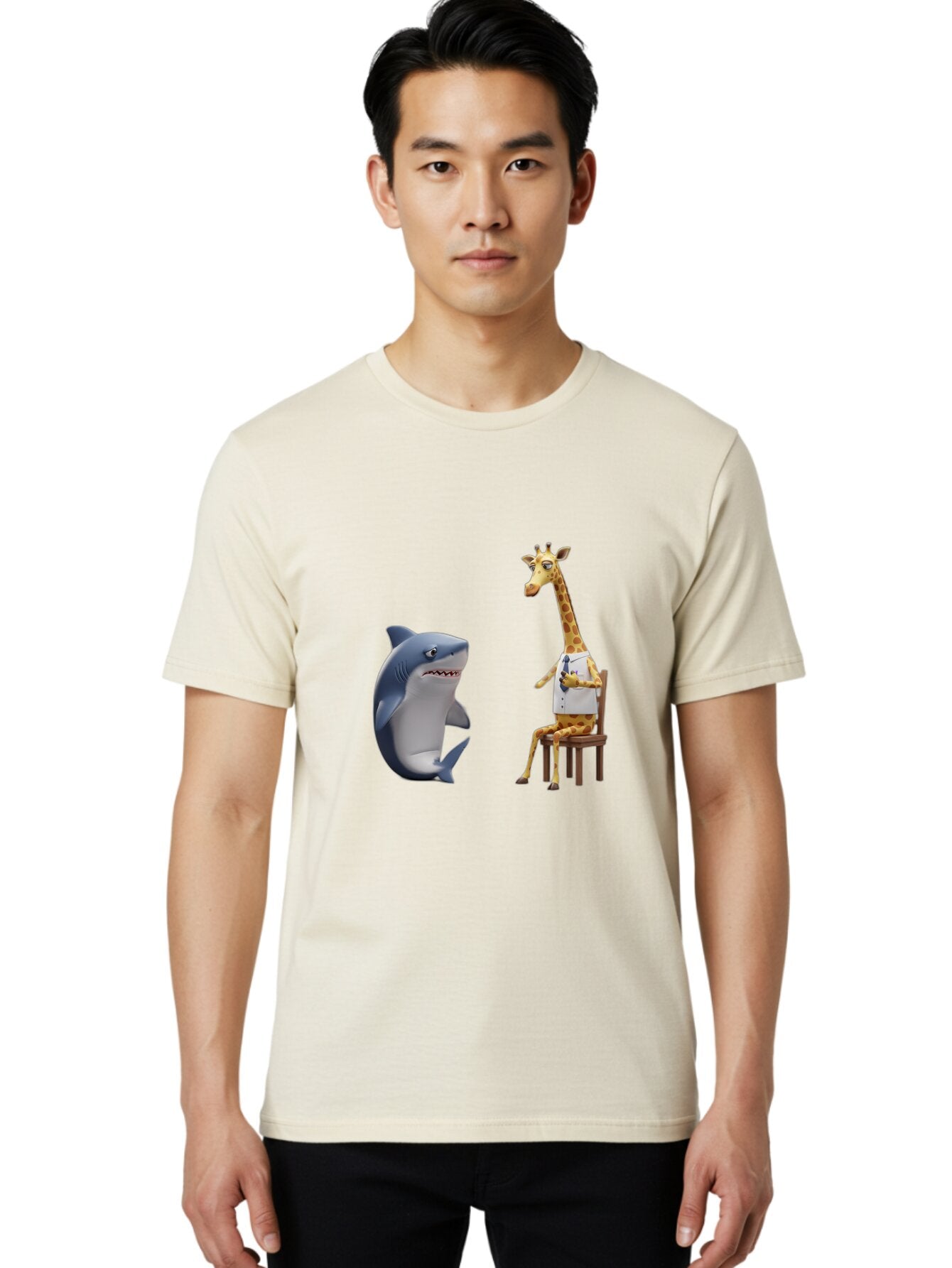 Shark-And-Doctor-Giraffe Men'S Graphic Tee, 100% Cotton, Comfortable Casual Summer Wear, Machine Washable, Vintage Camera, Old Camera, Antique Camera, Black Camera, Classic Photography, Photography Equipment, Nostalgic Device, Film Camera, Ban444 17