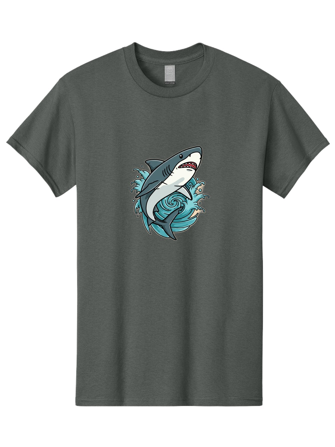 Shark-Attack Men'S Graphic Tee, 100% Cotton, Comfortable Casual Summer Wear, Machine Washable, Vintage Camera, Old Camera, Antique Camera, Black Camera, Classic Photography, Photography Equipment, Nostalgic Device, Film Camera, Camera Art Ban446 7