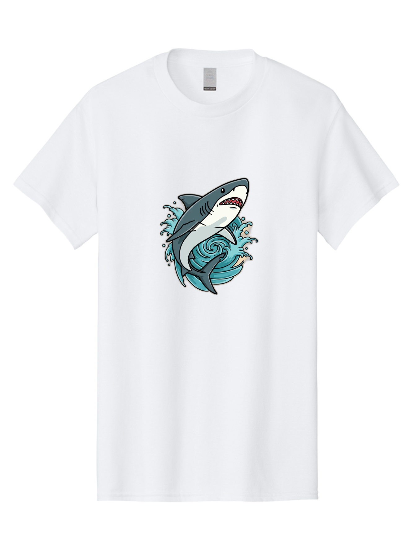 Shark-Attack Men'S Graphic Tee, 100% Cotton, Comfortable Casual Summer Wear, Machine Washable, Vintage Camera, Old Camera, Antique Camera, Black Camera, Classic Photography, Photography Equipment, Nostalgic Device, Film Camera, Camera Art Ban446