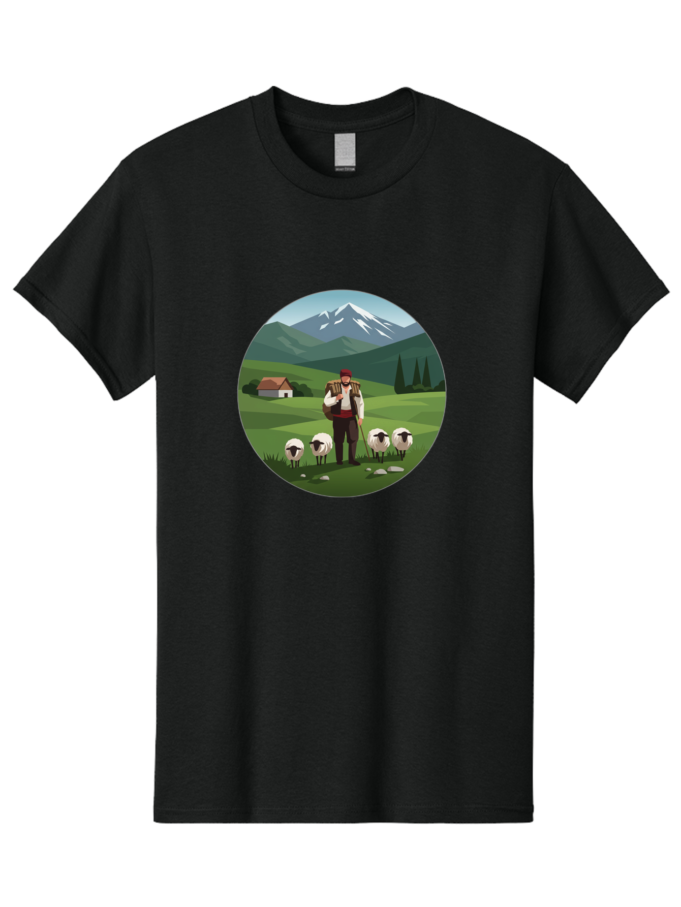 Shepherd Men'S Graphic Tee, 100% Cotton, Comfortable Casual Summer Wear, Machine Washable, Vintage Camera, Old Camera, Antique Camera, Black Camera, Classic Photography, Photography Equipment, Nostalgic Device, Film Camera, Camera Art Ban453