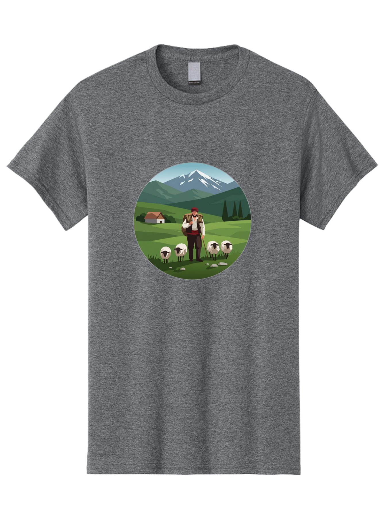 Shepherd Men'S Graphic Tee, 100% Cotton, Comfortable Casual Summer Wear, Machine Washable, Vintage Camera, Old Camera, Antique Camera, Black Camera, Classic Photography, Photography Equipment, Nostalgic Device, Film Camera, Camera Art Ban453