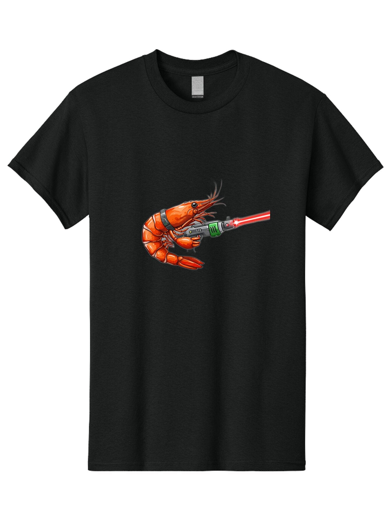 Shrimp-With-Laser-Gun Men'S Graphic Tee, 100% Cotton, Comfortable Casual Summer Wear, Machine Washable, Vintage Camera, Old Camera, Antique Camera, Black Camera, Classic Photography, Photography Equipment, Nostalgic Device, Film Camera, Ban463 11