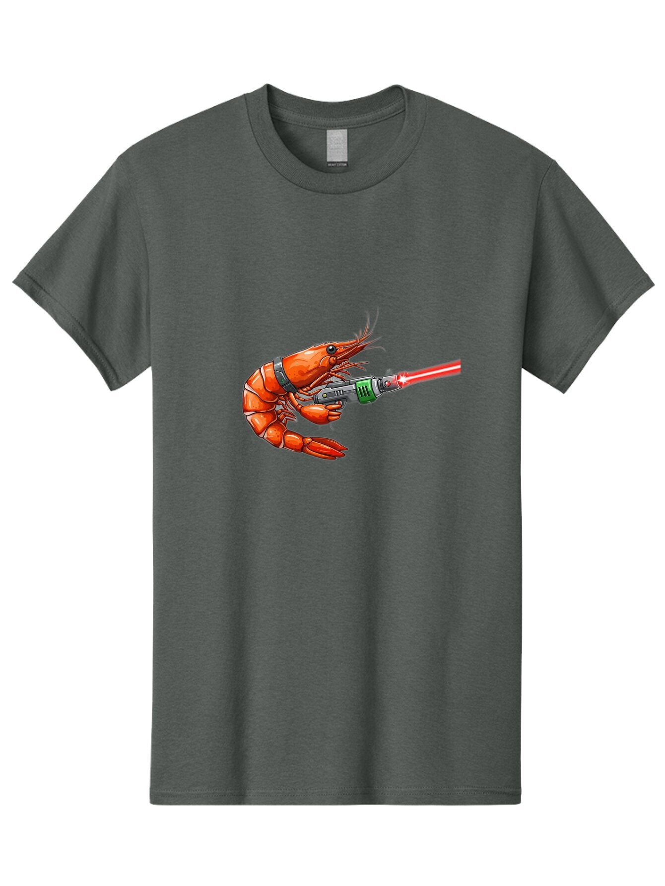 Shrimp-With-Laser-Gun Men'S Graphic Tee, 100% Cotton, Comfortable Casual Summer Wear, Machine Washable, Vintage Camera, Old Camera, Antique Camera, Black Camera, Classic Photography, Photography Equipment, Nostalgic Device, Film Camera, Ban463 9