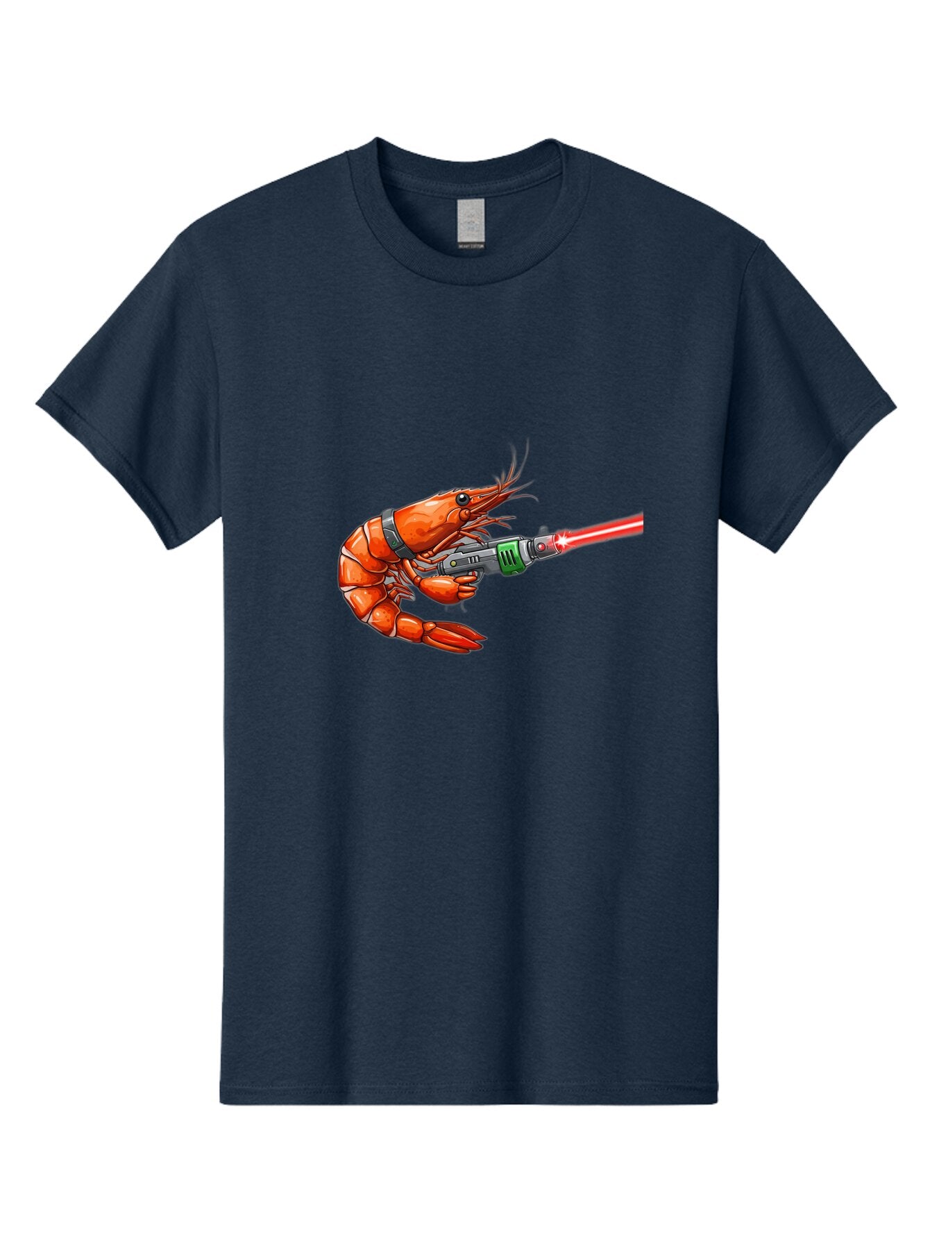 Shrimp-With-Laser-Gun Men'S Graphic Tee, 100% Cotton, Comfortable Casual Summer Wear, Machine Washable, Vintage Camera, Old Camera, Antique Camera, Black Camera, Classic Photography, Photography Equipment, Nostalgic Device, Film Camera, Ban463 5