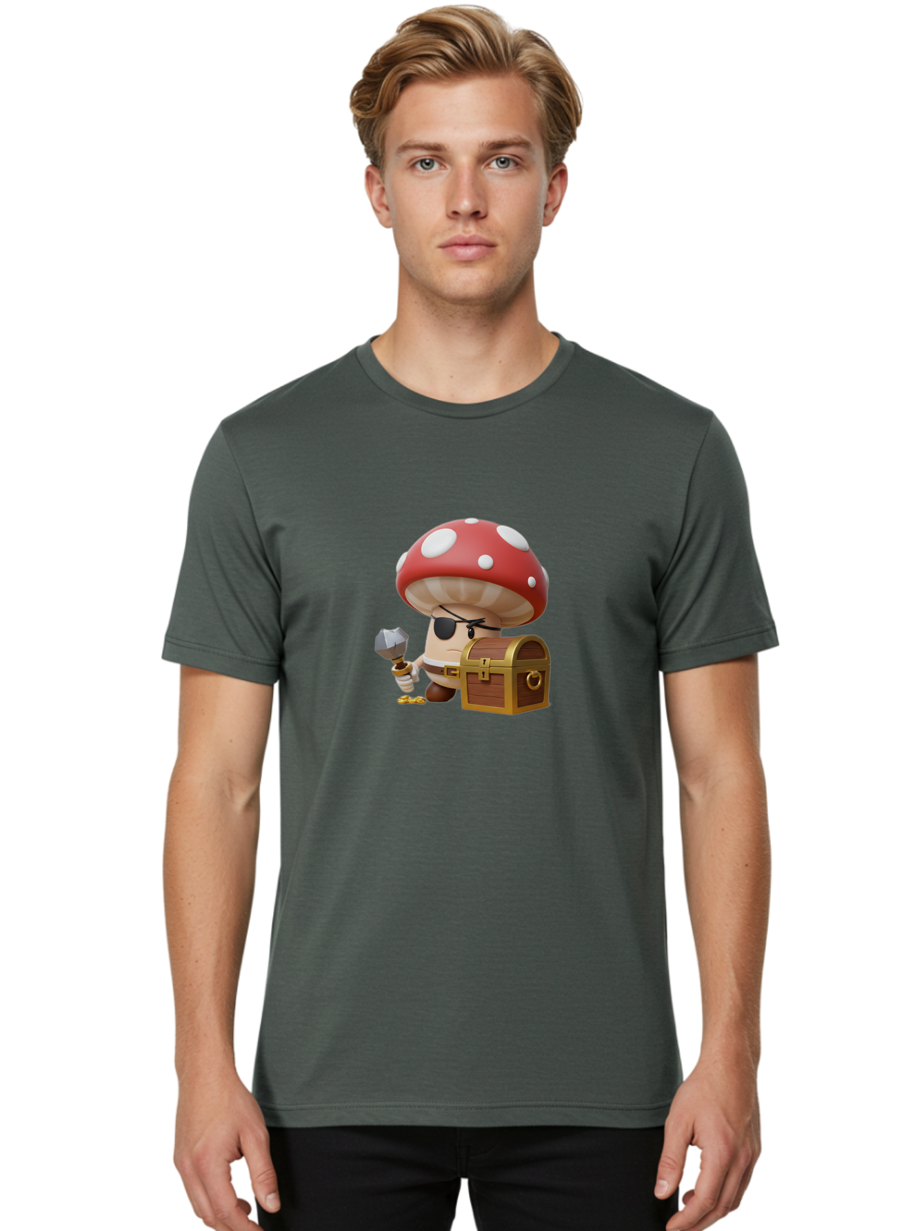 Shroom-Pirate Men'S Graphic Tee, 100% Cotton, Comfortable Casual Summer Wear, Machine Washable, Vintage Camera, Old Camera, Antique Camera, Black Camera, Classic Photography, Photography Equipment, Nostalgic Device, Film Camera, Camera Art Ban466 30