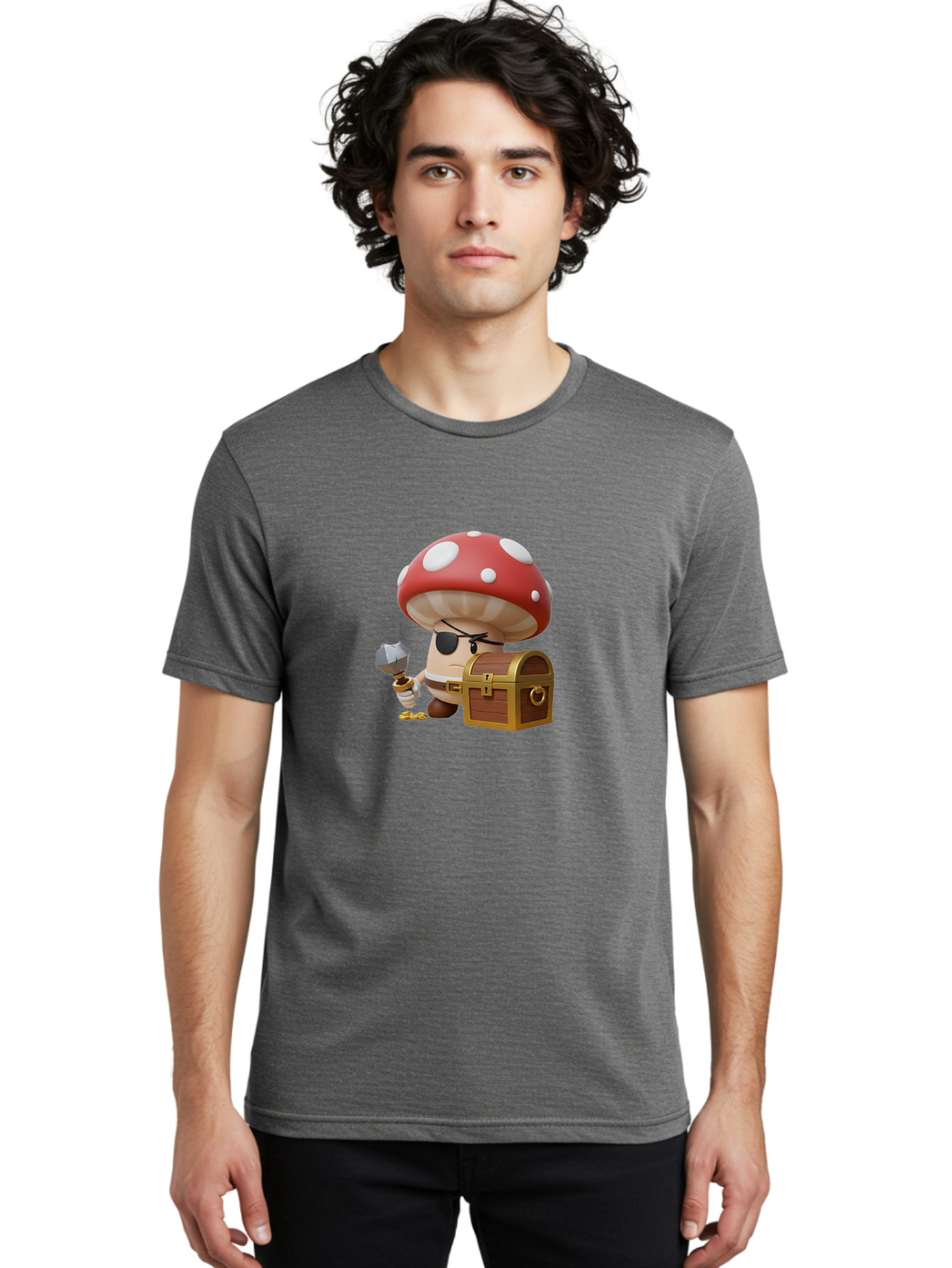 Shroom-Pirate Men'S Graphic Tee, 100% Cotton, Comfortable Casual Summer Wear, Machine Washable, Vintage Camera, Old Camera, Antique Camera, Black Camera, Classic Photography, Photography Equipment, Nostalgic Device, Film Camera, Camera Art Ban466 24