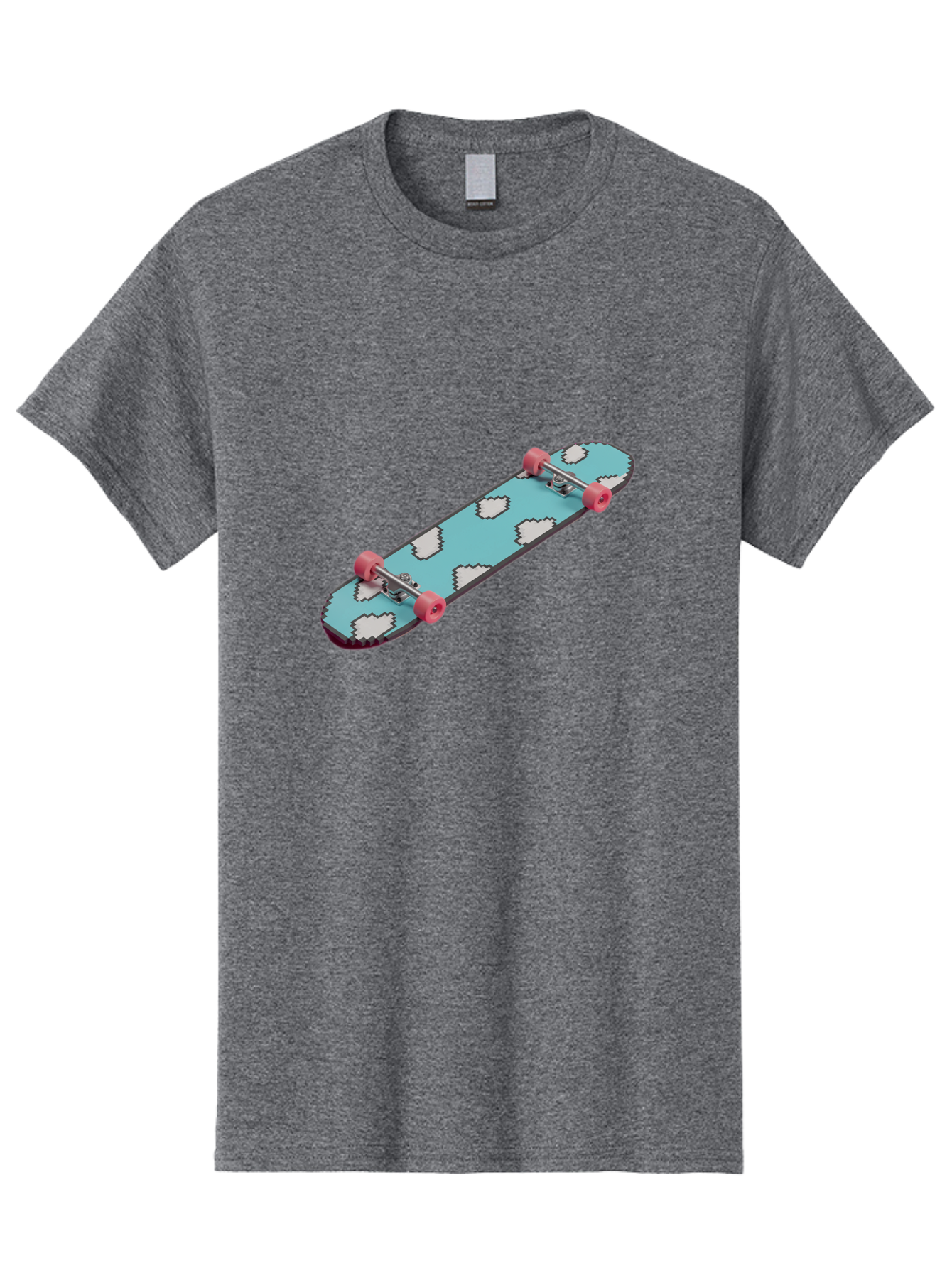 Skateboard-With-Clouds Men'S Graphic Tee, 100% Cotton, Comfortable Casual Summer Wear, Machine Washable, Vintage Camera, Old Camera, Antique Camera, Black Camera, Classic Photography, Photography Equipment, Nostalgic Device, Film Camera, Ban474