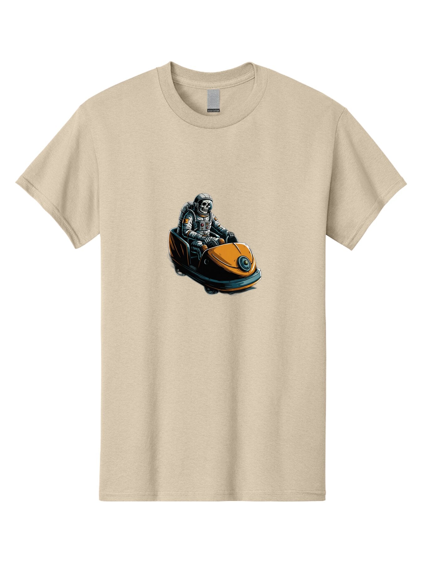 Skeleton-Astronaut-On-Go-Kart Men'S Graphic Tee, 100% Cotton, Comfortable Casual Summer Wear, Machine Washable, Vintage Camera, Old Camera, Antique Camera, Black Camera, Classic Photography, Photography Equipment, Nostalgic Device, Ban477 12