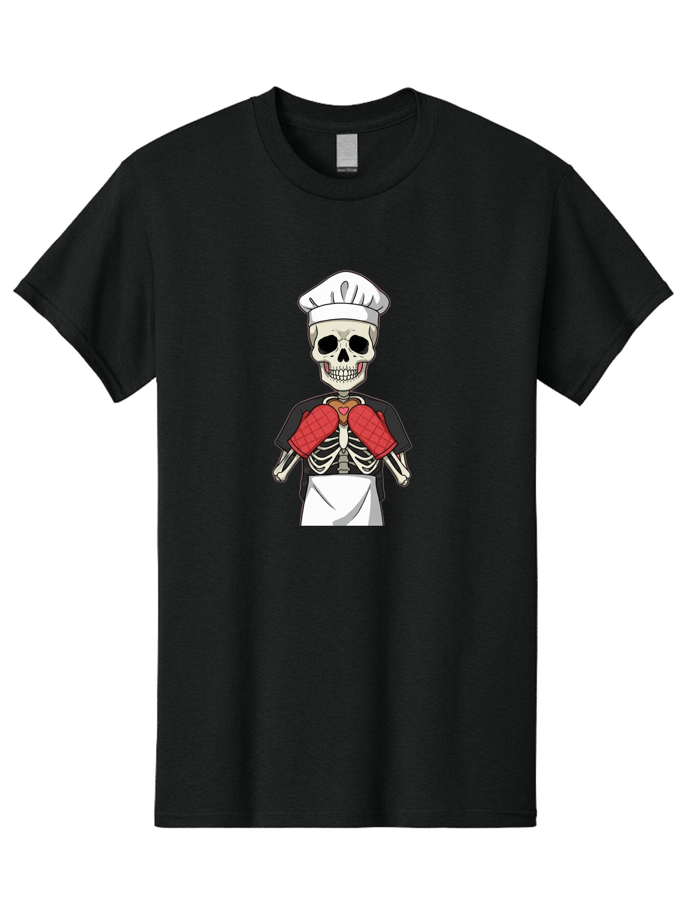 Skeleton-Chef-1 Men'S Graphic Tee, 100% Cotton, Comfortable Casual Summer Wear, Machine Washable, Vintage Camera, Old Camera, Antique Camera, Black Camera, Classic Photography, Photography Equipment, Nostalgic Device, Film Camera, Camera Art Ban478 5