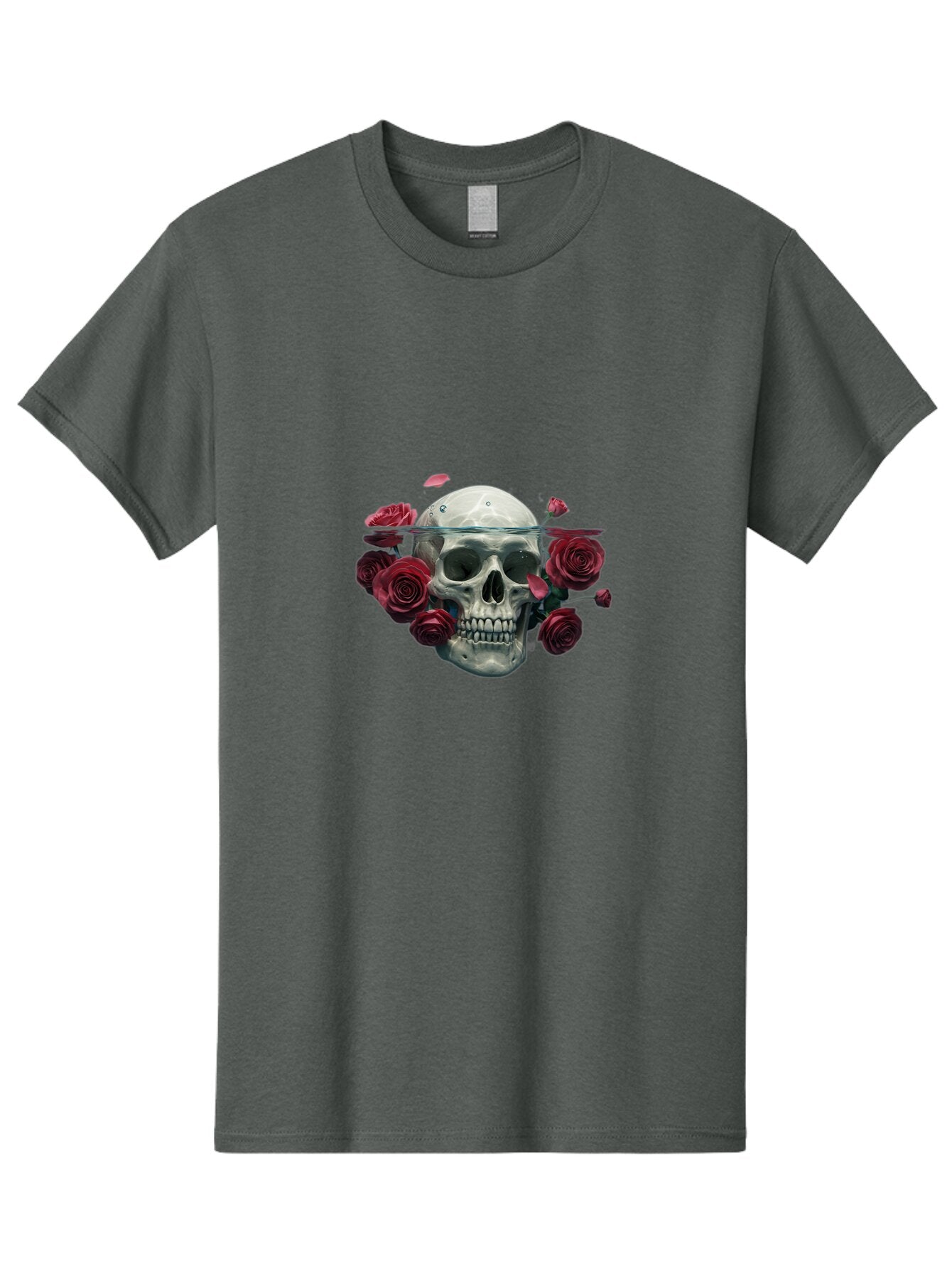 Skull-And-Roses Men'S Graphic Tee, 100% Cotton, Comfortable Casual Summer Wear, Machine Washable, Vintage Camera, Old Camera, Antique Camera, Black Camera, Classic Photography, Photography Equipment, Nostalgic Device, Film Camera, Camera Art Ban484 3