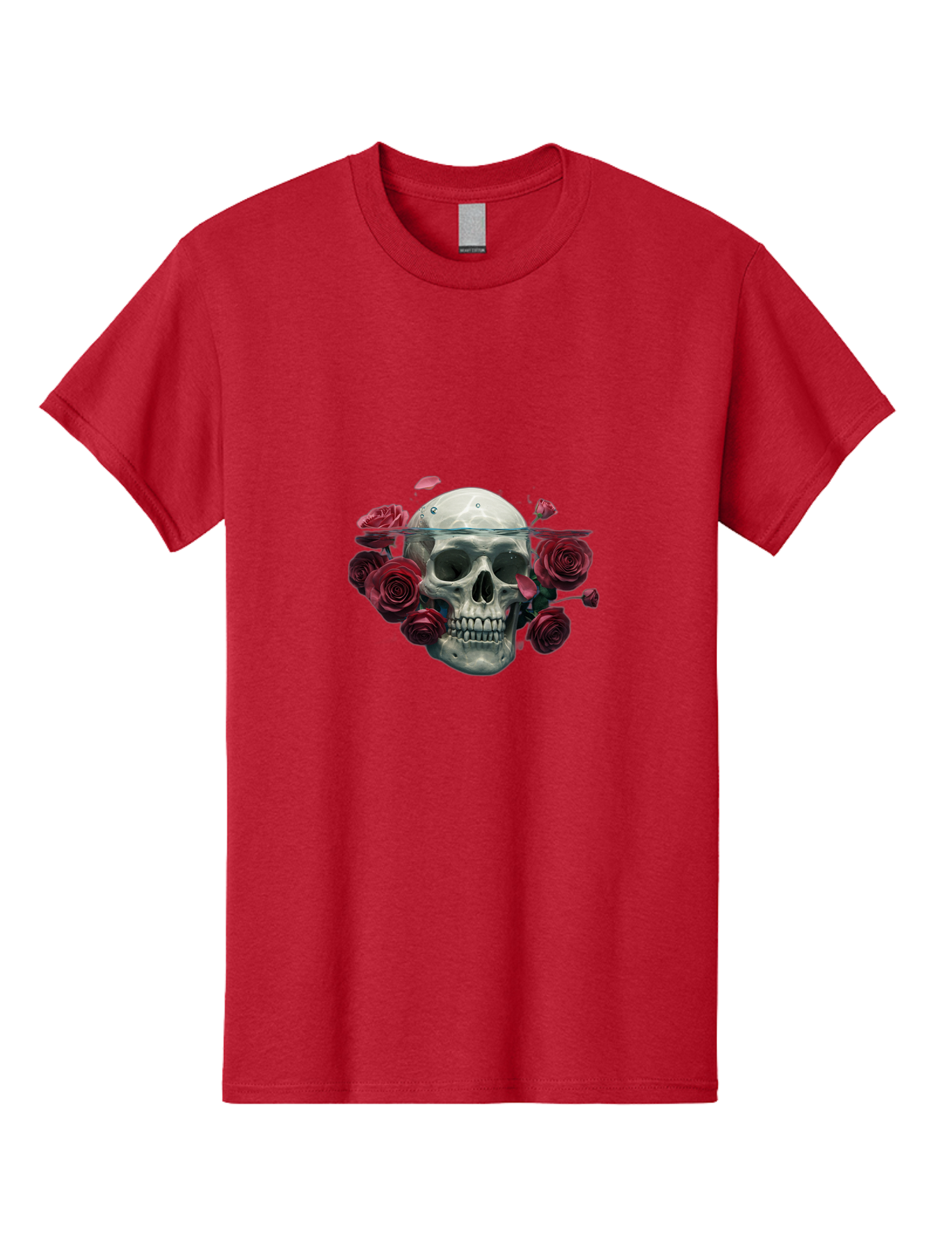 Skull-And-Roses Men'S Graphic Tee, 100% Cotton, Comfortable Casual Summer Wear, Machine Washable, Vintage Camera, Old Camera, Antique Camera, Black Camera, Classic Photography, Photography Equipment, Nostalgic Device, Film Camera, Camera Art Ban484