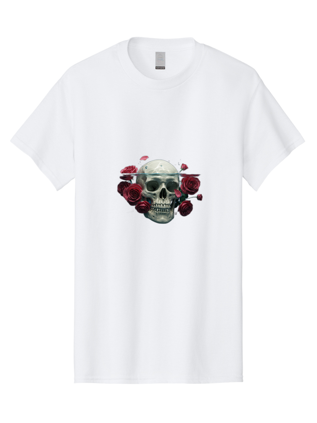Skull-And-Roses Men'S Graphic Tee, 100% Cotton, Comfortable Casual Summer Wear, Machine Washable, Vintage Camera, Old Camera, Antique Camera, Black Camera, Classic Photography, Photography Equipment, Nostalgic Device, Film Camera, Camera Art Ban484