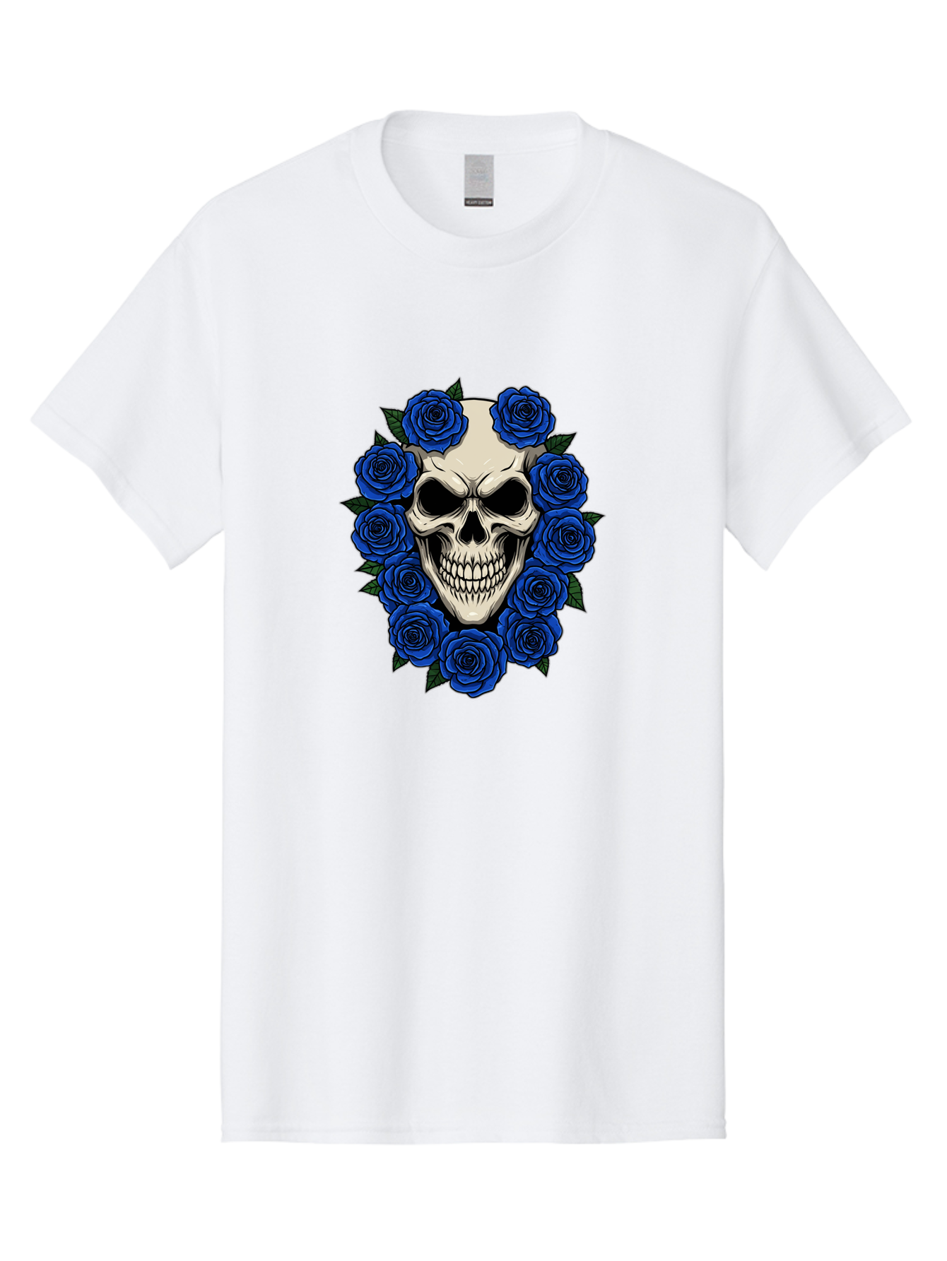 Skull-With-Blue-Roses Men'S Graphic Tee, 100% Cotton, Comfortable Casual Summer Wear, Machine Washable, Vintage Camera, Old Camera, Antique Camera, Black Camera, Classic Photography, Photography Equipment, Nostalgic Device, Film Camera, Ban485 13