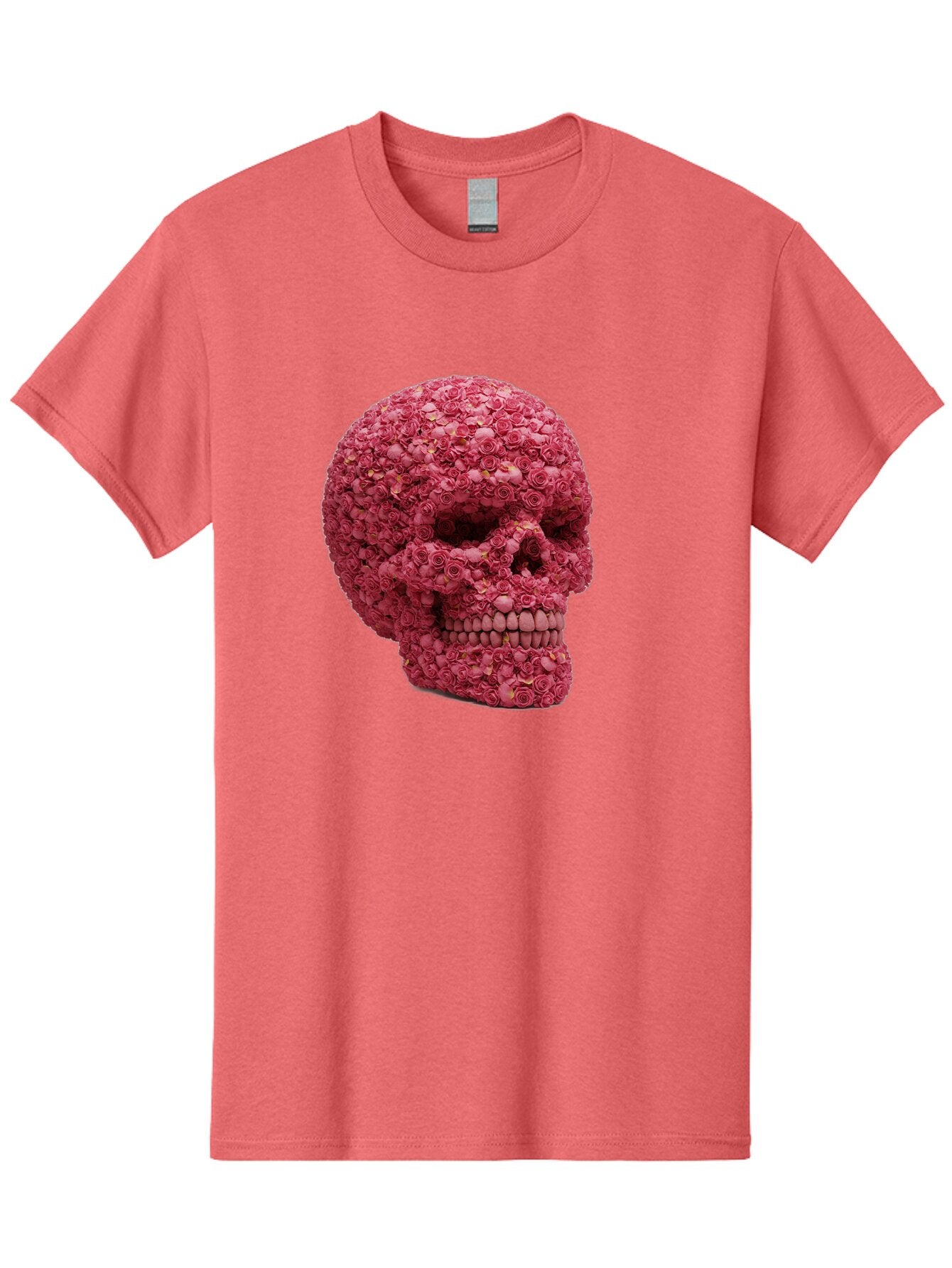 Skull-With-Pink-Roses-2 Men'S Graphic Tee, 100% Cotton, Comfortable Casual Summer Wear, Machine Washable, Vintage Camera, Old Camera, Antique Camera, Black Camera, Classic Photography, Photography Equipment, Nostalgic Device, Film Camera, Ban486 13