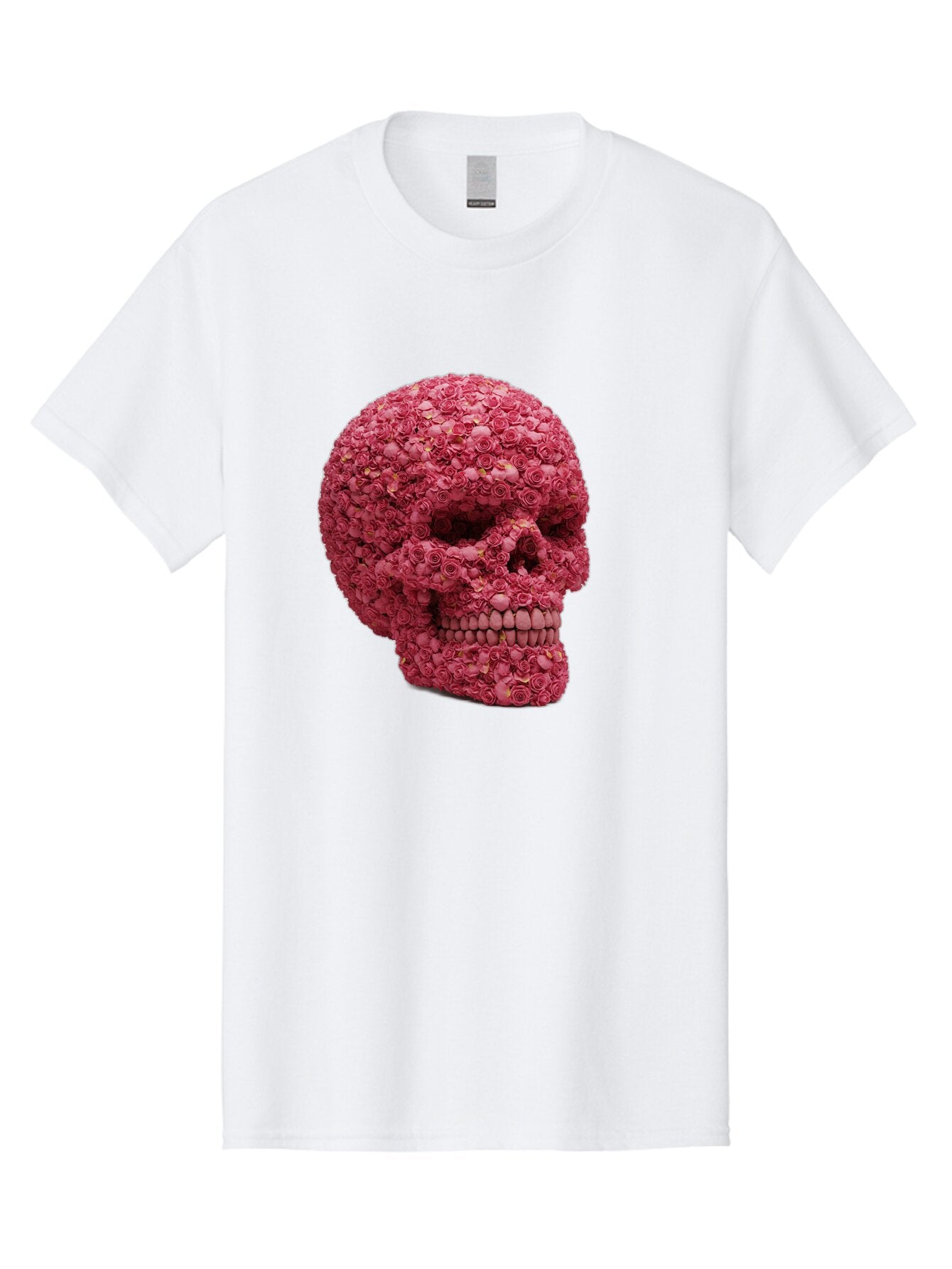 Skull-With-Pink-Roses-2 Men'S Graphic Tee, 100% Cotton, Comfortable Casual Summer Wear, Machine Washable, Vintage Camera, Old Camera, Antique Camera, Black Camera, Classic Photography, Photography Equipment, Nostalgic Device, Film Camera, Ban486 7