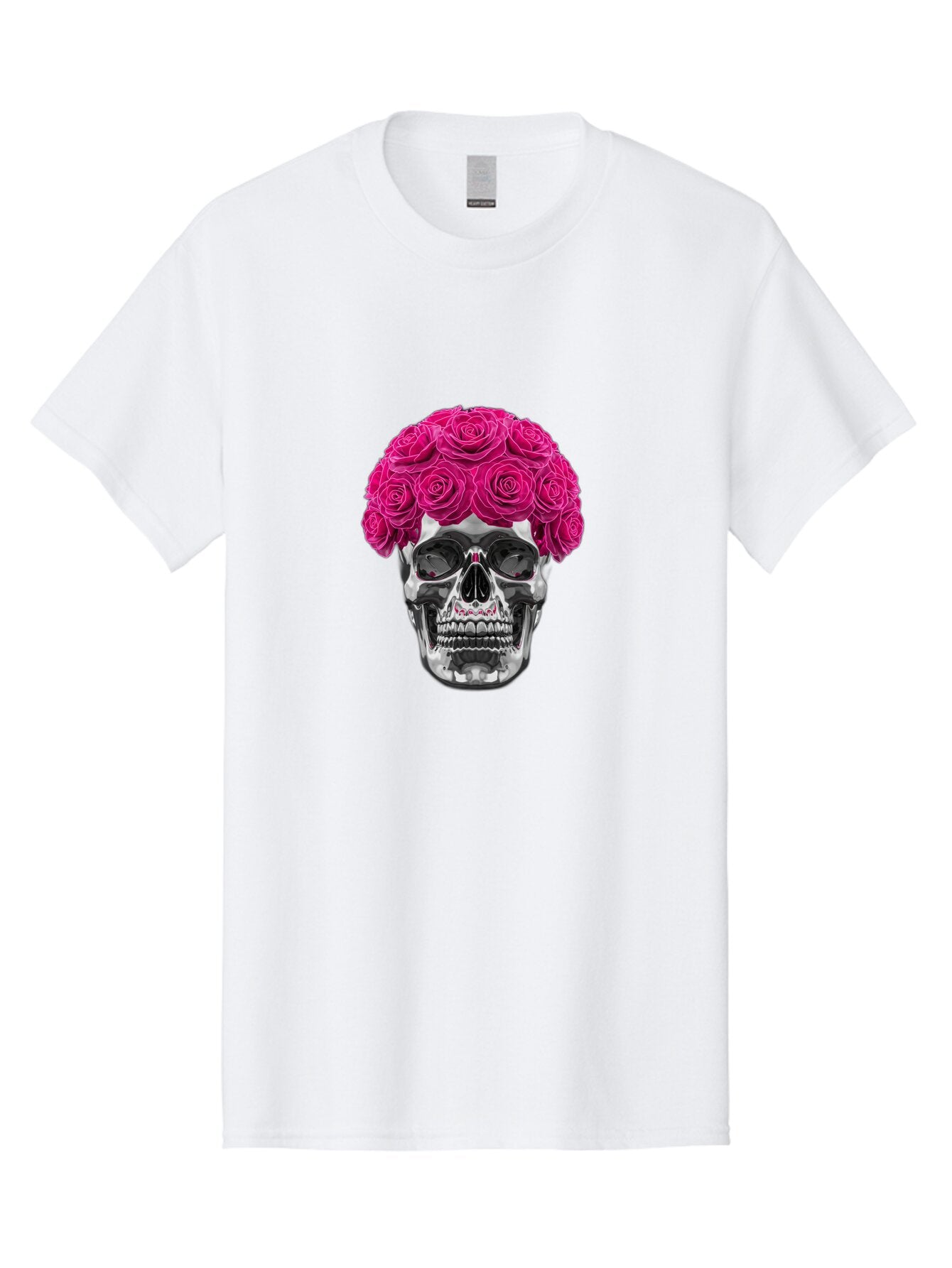 Skull-With-Pink-Roses Men'S Graphic Tee, 100% Cotton, Comfortable Casual Summer Wear, Machine Washable, Vintage Camera, Old Camera, Antique Camera, Black Camera, Classic Photography, Photography Equipment, Nostalgic Device, Film Camera, Ban487 13