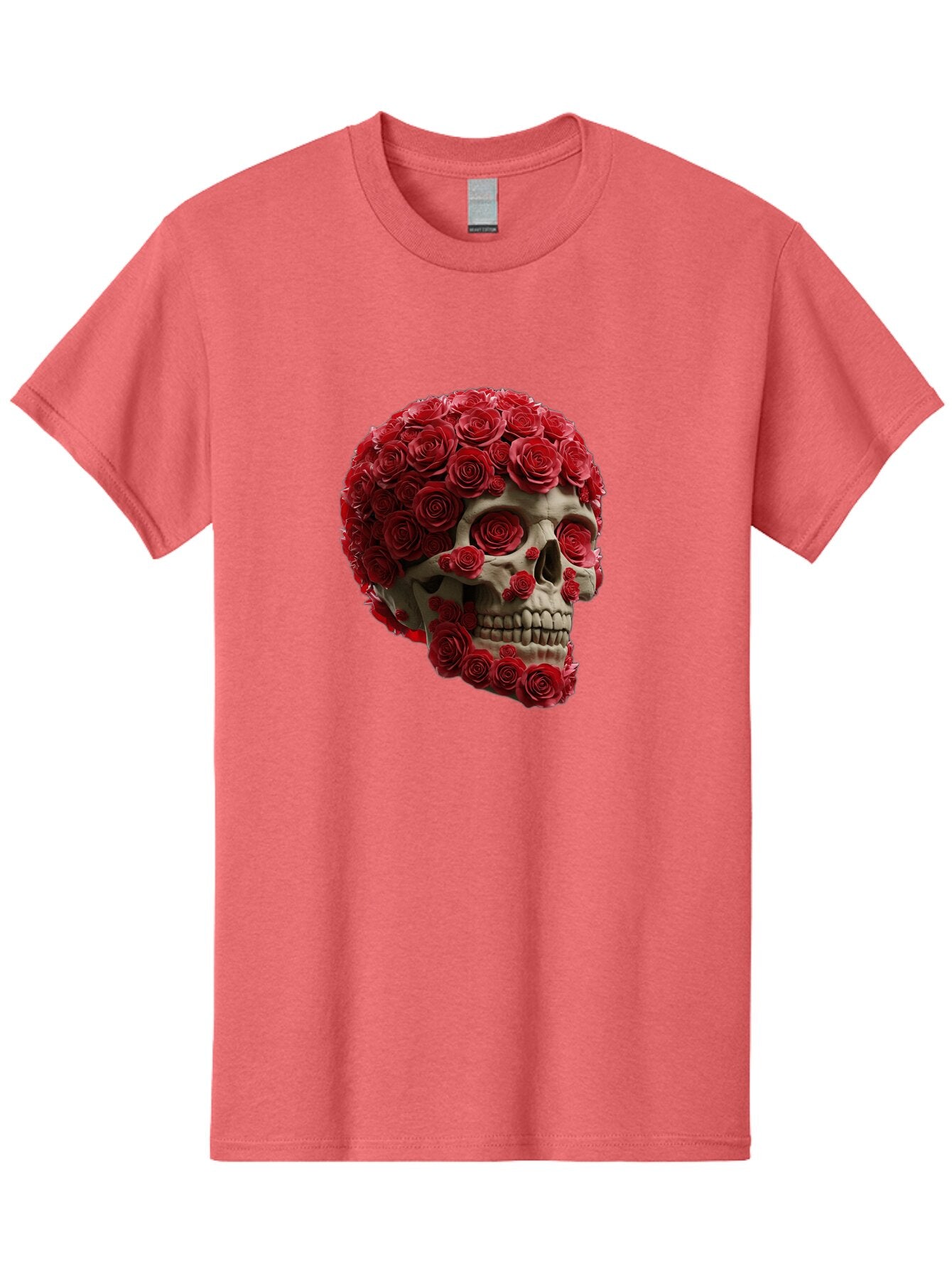 Skull-With-Red-Roses Men'S Graphic Tee, 100% Cotton, Comfortable Casual Summer Wear, Machine Washable, Vintage Camera, Old Camera, Antique Camera, Black Camera, Classic Photography, Photography Equipment, Nostalgic Device, Film Camera, Ban489 15