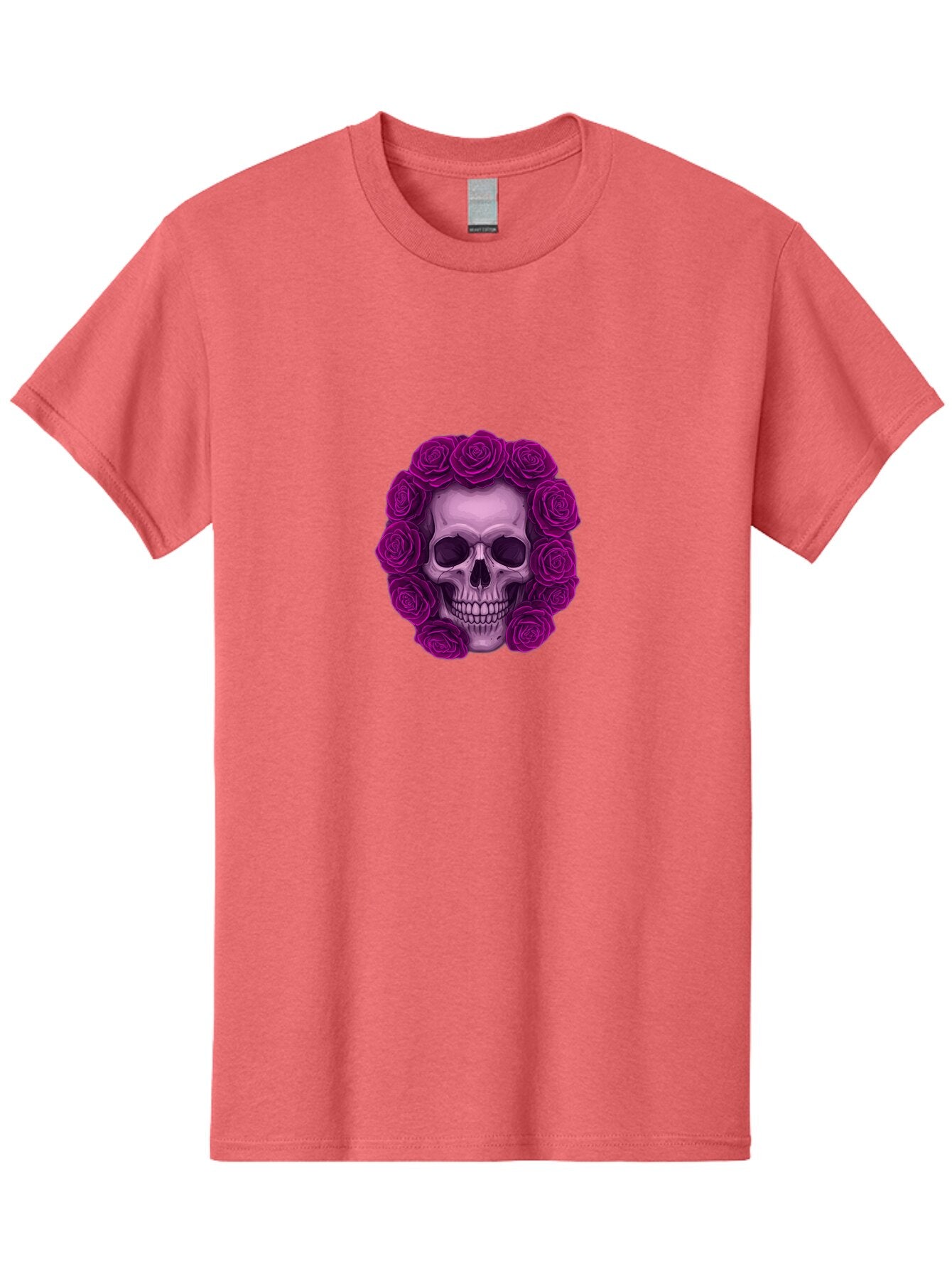 Skull-With-Roses-2 Men'S Graphic Tee, 100% Cotton, Comfortable Casual Summer Wear, Machine Washable, Vintage Camera, Old Camera, Antique Camera, Black Camera, Classic Photography, Photography Equipment, Nostalgic Device, Film Camera, Ban491