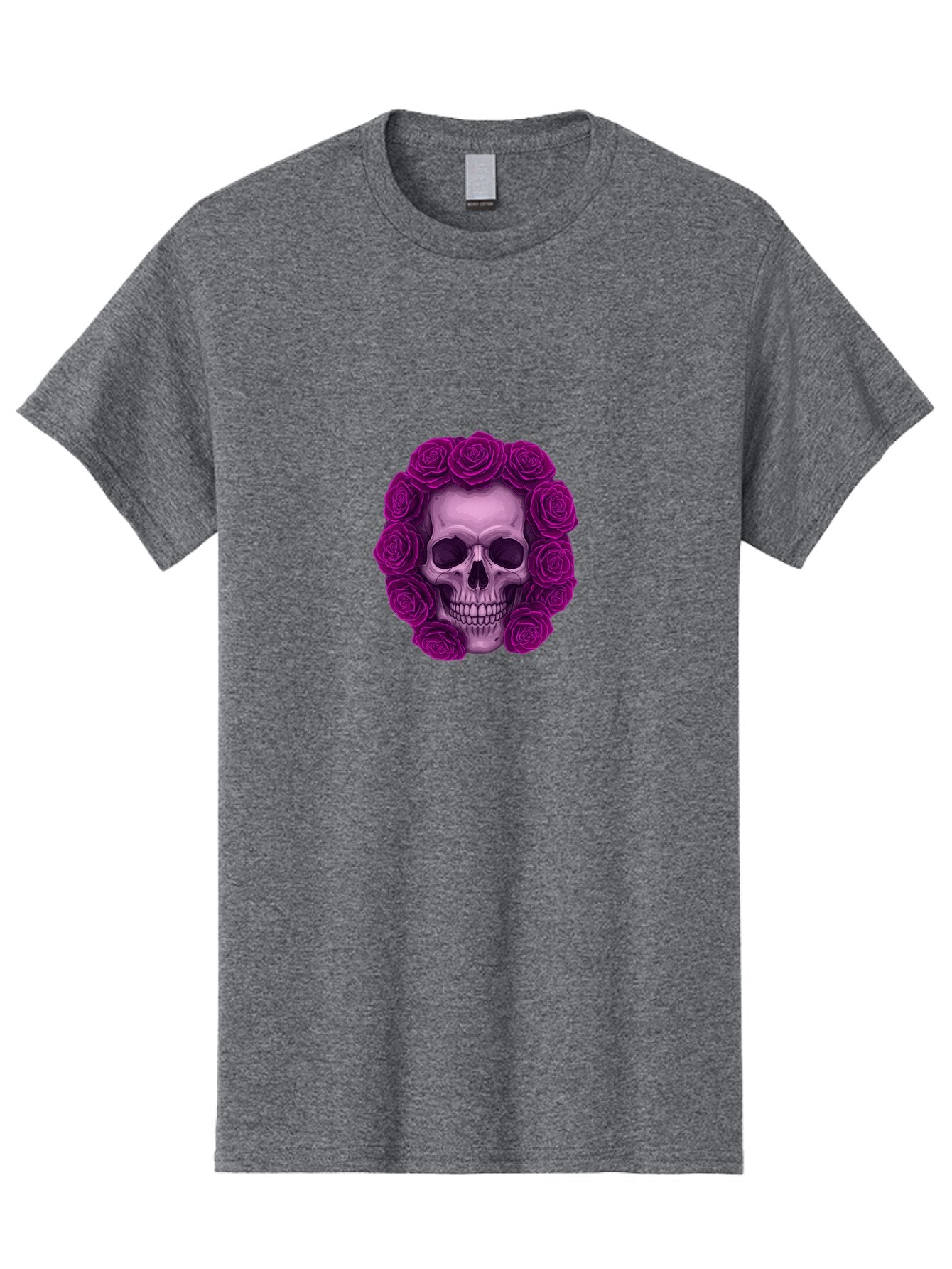 Skull-With-Roses-2 Men'S Graphic Tee, 100% Cotton, Comfortable Casual Summer Wear, Machine Washable, Vintage Camera, Old Camera, Antique Camera, Black Camera, Classic Photography, Photography Equipment, Nostalgic Device, Film Camera, Ban491 14