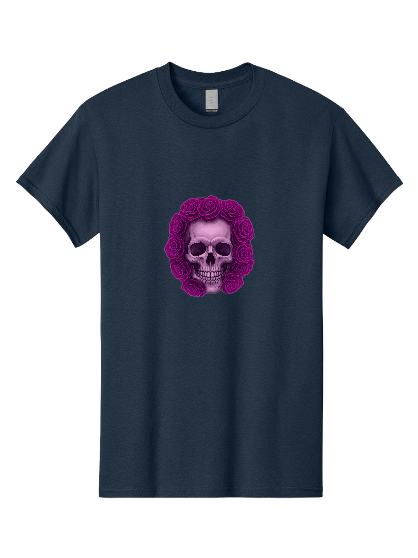 Skull-With-Roses-2 Men'S Graphic Tee, 100% Cotton, Comfortable Casual Summer Wear, Machine Washable, Vintage Camera, Old Camera, Antique Camera, Black Camera, Classic Photography, Photography Equipment, Nostalgic Device, Film Camera, Ban491 7