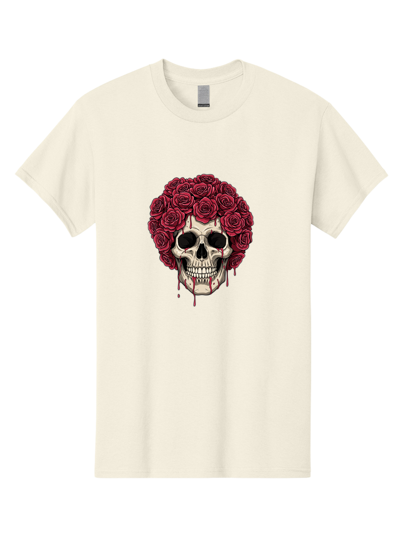 Skull-With-Roses-3 Men'S Graphic Tee, 100% Cotton, Comfortable Casual Summer Wear, Machine Washable, Vintage Camera, Old Camera, Antique Camera, Black Camera, Classic Photography, Photography Equipment, Nostalgic Device, Film Camera, Ban492 7