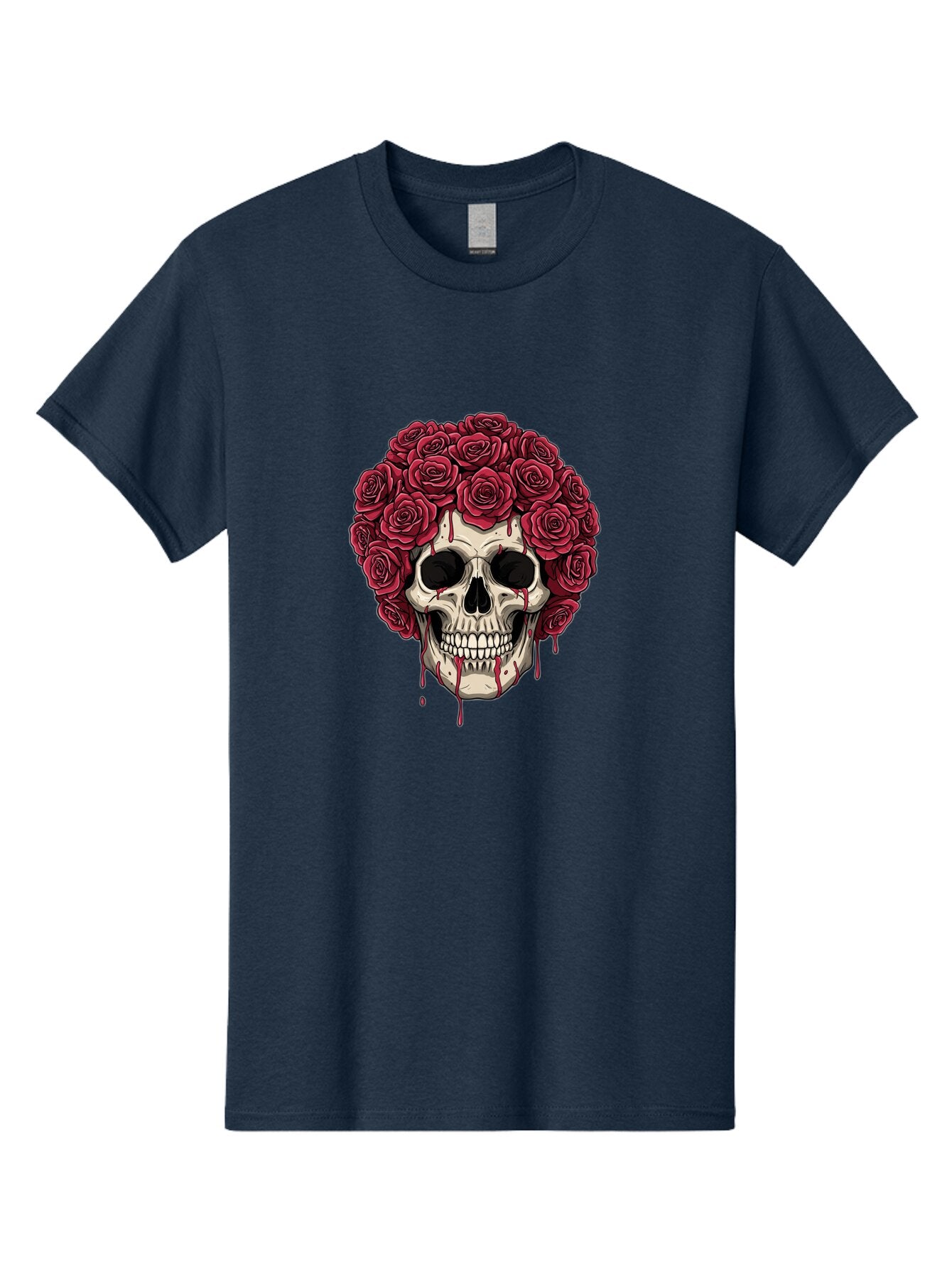 Skull-With-Roses-3 Men'S Graphic Tee, 100% Cotton, Comfortable Casual Summer Wear, Machine Washable, Vintage Camera, Old Camera, Antique Camera, Black Camera, Classic Photography, Photography Equipment, Nostalgic Device, Film Camera, Ban492 14