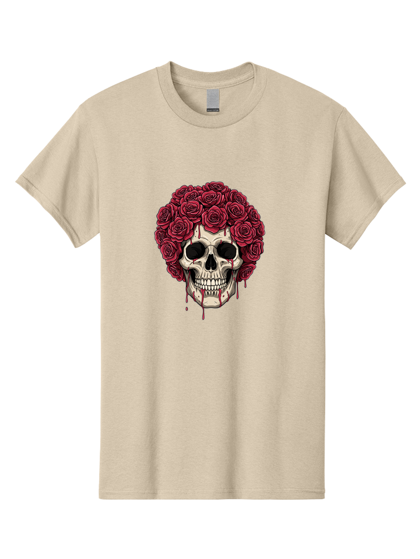 Skull-With-Roses-3 Men'S Graphic Tee, 100% Cotton, Comfortable Casual Summer Wear, Machine Washable, Vintage Camera, Old Camera, Antique Camera, Black Camera, Classic Photography, Photography Equipment, Nostalgic Device, Film Camera, Ban492 11