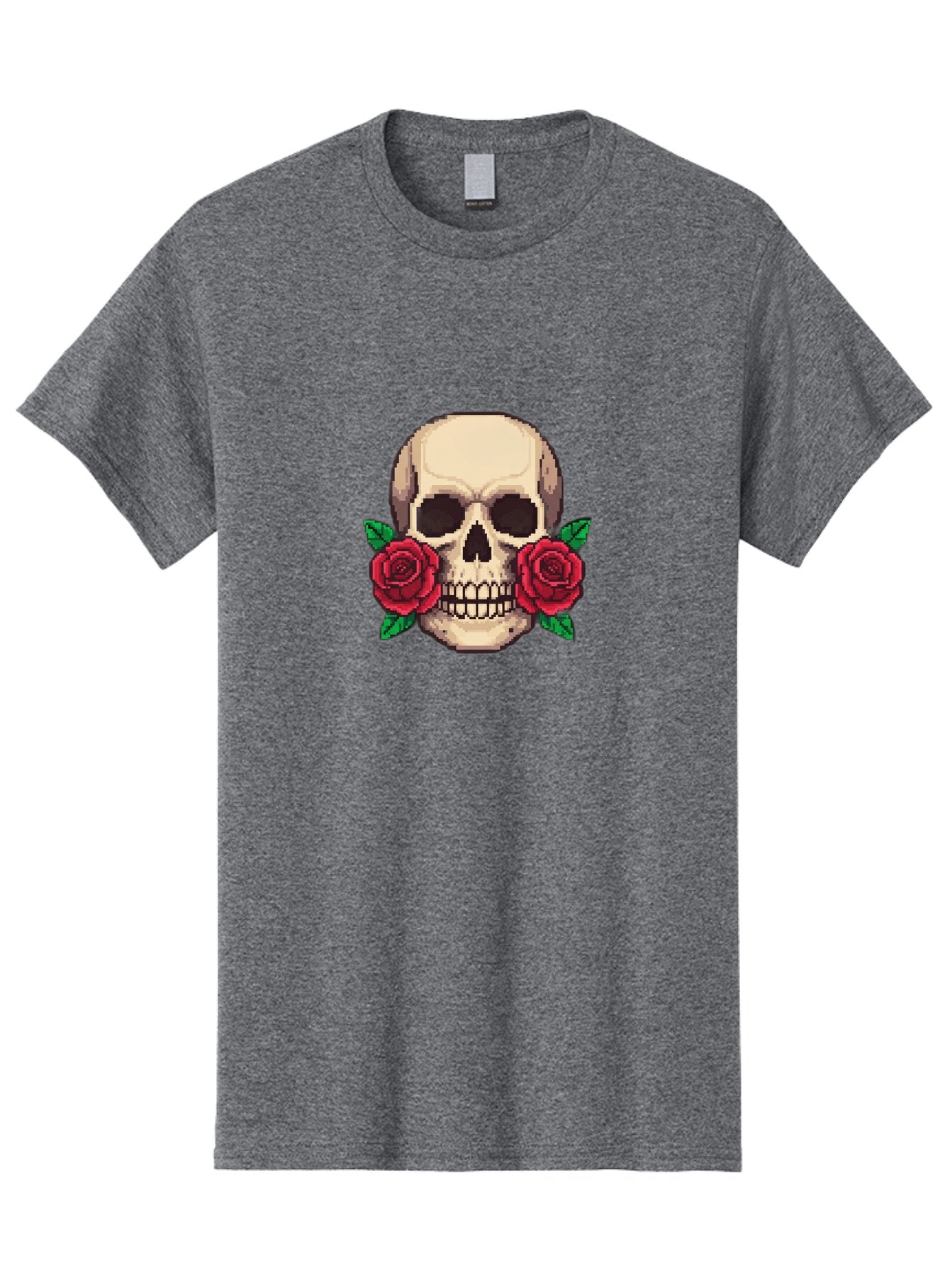 Skull-With-Roses-5 Men'S Graphic Tee, 100% Cotton, Comfortable Casual Summer Wear, Machine Washable, Vintage Camera, Old Camera, Antique Camera, Black Camera, Classic Photography, Photography Equipment, Nostalgic Device, Film Camera, Ban494 10