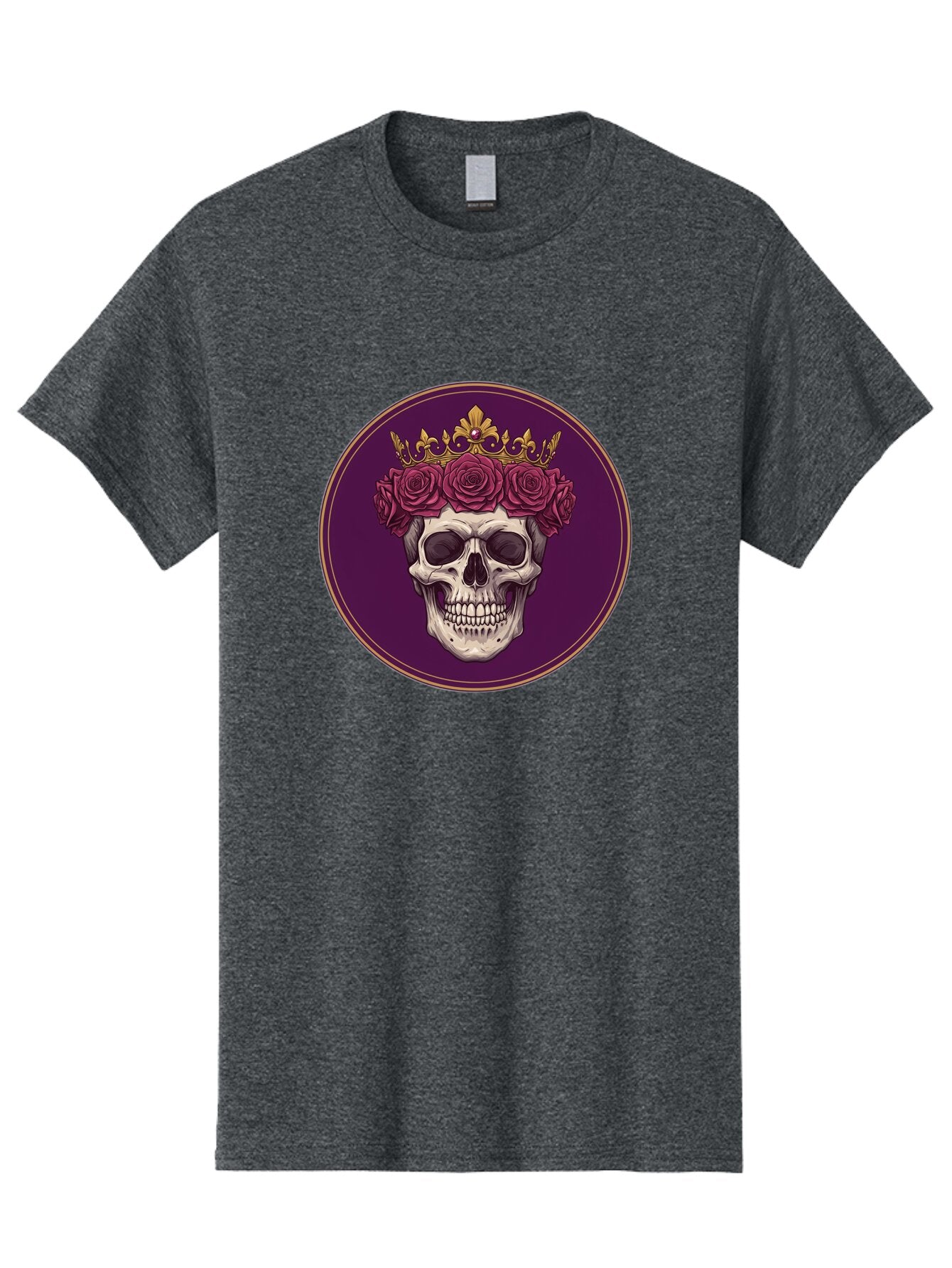 Skull-With-Roses-And-Crown Men'S Graphic Tee, 100% Cotton, Comfortable Casual Summer Wear, Machine Washable, Vintage Camera, Old Camera, Antique Camera, Black Camera, Classic Photography, Photography Equipment, Nostalgic Device, Film Camera, Ban495 15