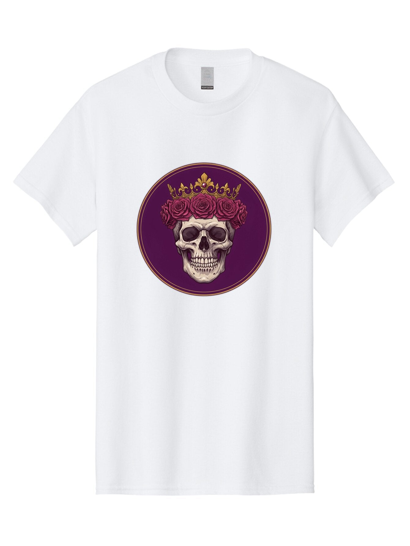 Skull-With-Roses-And-Crown Men'S Graphic Tee, 100% Cotton, Comfortable Casual Summer Wear, Machine Washable, Vintage Camera, Old Camera, Antique Camera, Black Camera, Classic Photography, Photography Equipment, Nostalgic Device, Film Camera, Ban495 4