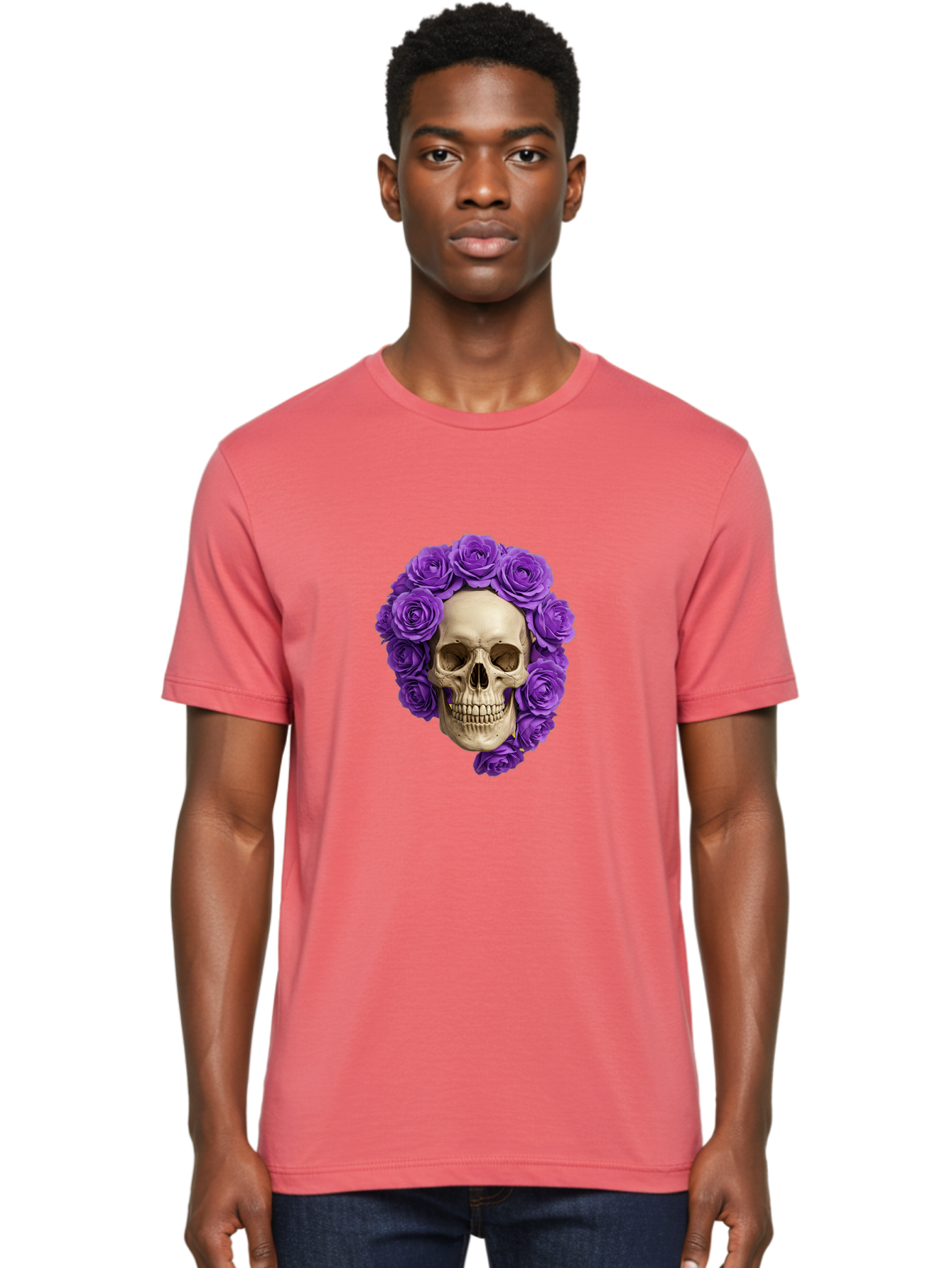Skull-With-Roses Men'S Graphic Tee, 100% Cotton, Comfortable Casual Summer Wear, Machine Washable, Vintage Camera, Old Camera, Antique Camera, Black Camera, Classic Photography, Photography Equipment, Nostalgic Device, Film Camera, Camera Art Ban496 22