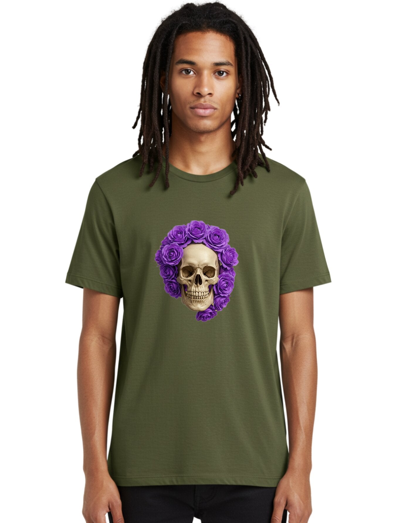 Skull-With-Roses Men'S Graphic Tee, 100% Cotton, Comfortable Casual Summer Wear, Machine Washable, Vintage Camera, Old Camera, Antique Camera, Black Camera, Classic Photography, Photography Equipment, Nostalgic Device, Film Camera, Camera Art Ban496 22