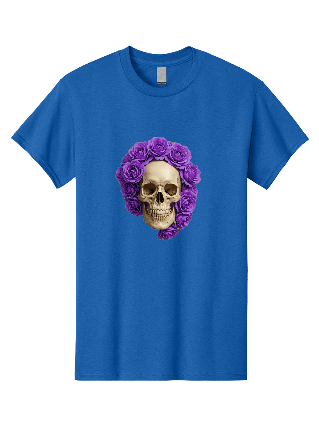 Skull-With-Roses Men'S Graphic Tee, 100% Cotton, Comfortable Casual Summer Wear, Machine Washable, Vintage Camera, Old Camera, Antique Camera, Black Camera, Classic Photography, Photography Equipment, Nostalgic Device, Film Camera, Camera Art Ban496
