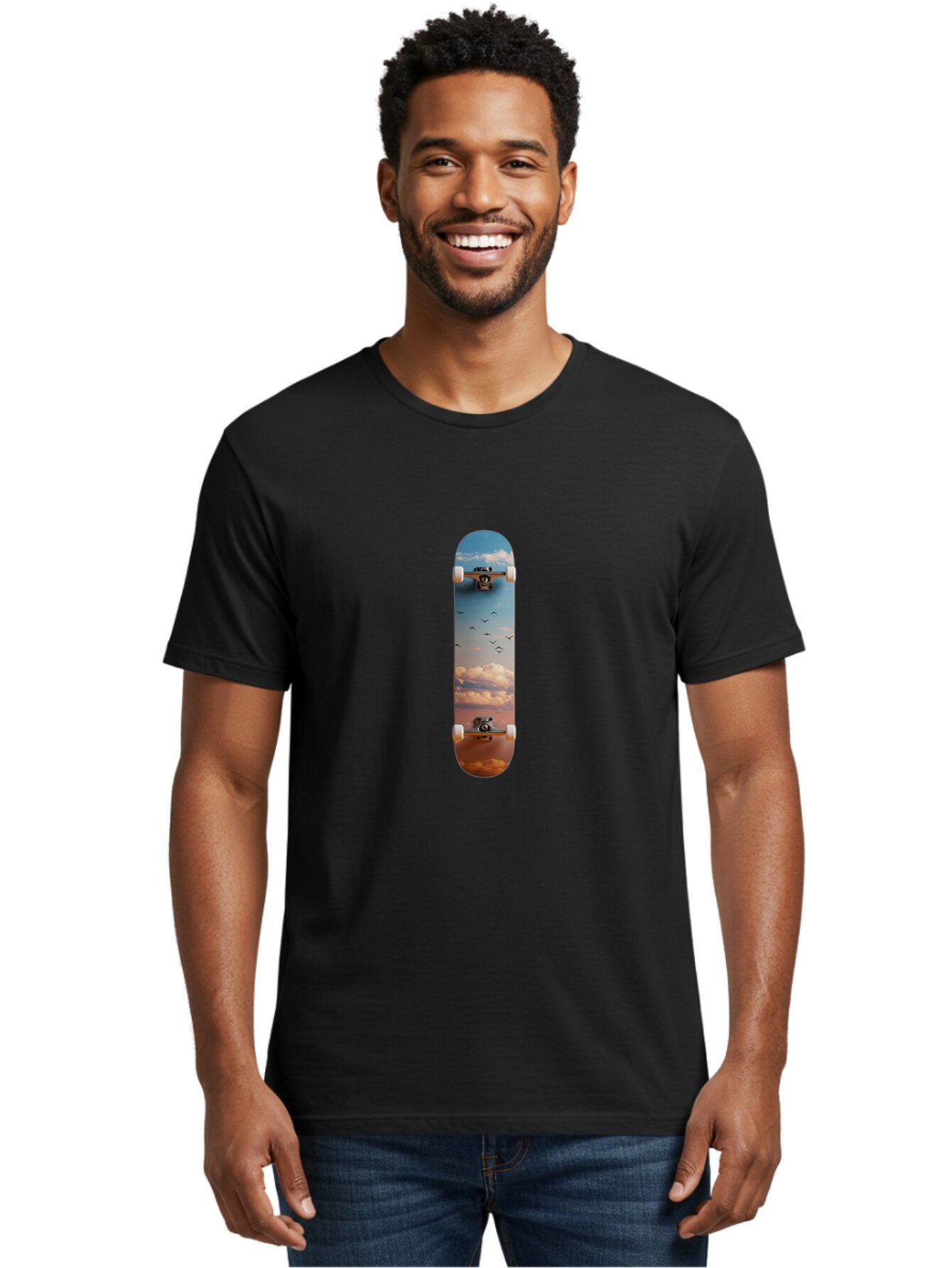 Sky-Skateboard Men'S Graphic Tee, 100% Cotton, Comfortable Casual Summer Wear, Machine Washable, Vintage Camera, Old Camera, Antique Camera, Black Camera, Classic Photography, Photography Equipment, Nostalgic Device, Film Camera, Camera Art Ban497 28