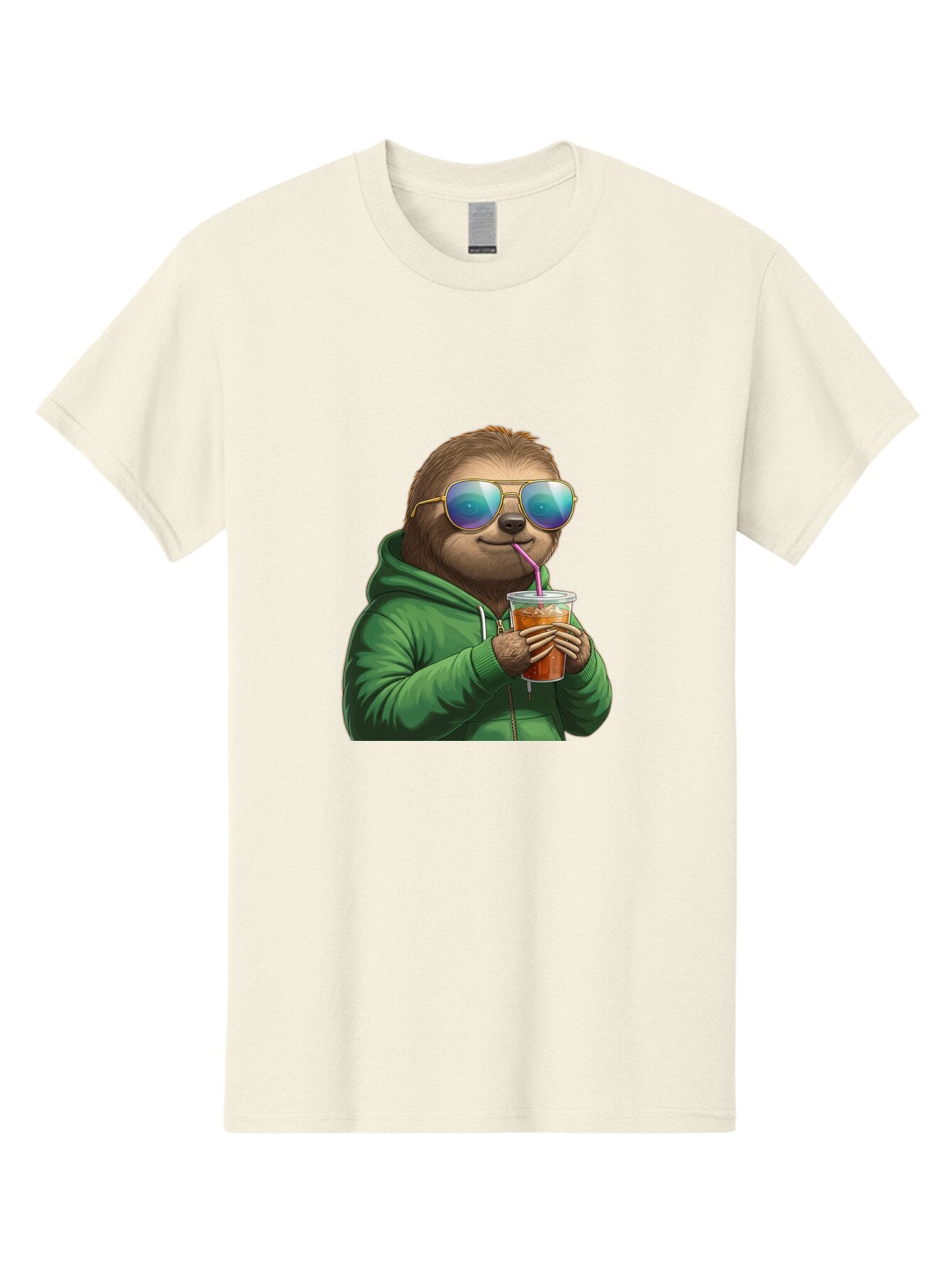 Sloth-Drinking-Iced-Tea Men'S Graphic Tee, 100% Cotton, Comfortable Casual Summer Wear, Machine Washable, Vintage Camera, Old Camera, Antique Camera, Black Camera, Classic Photography, Photography Equipment, Nostalgic Device, Film Camera, Ban509 4