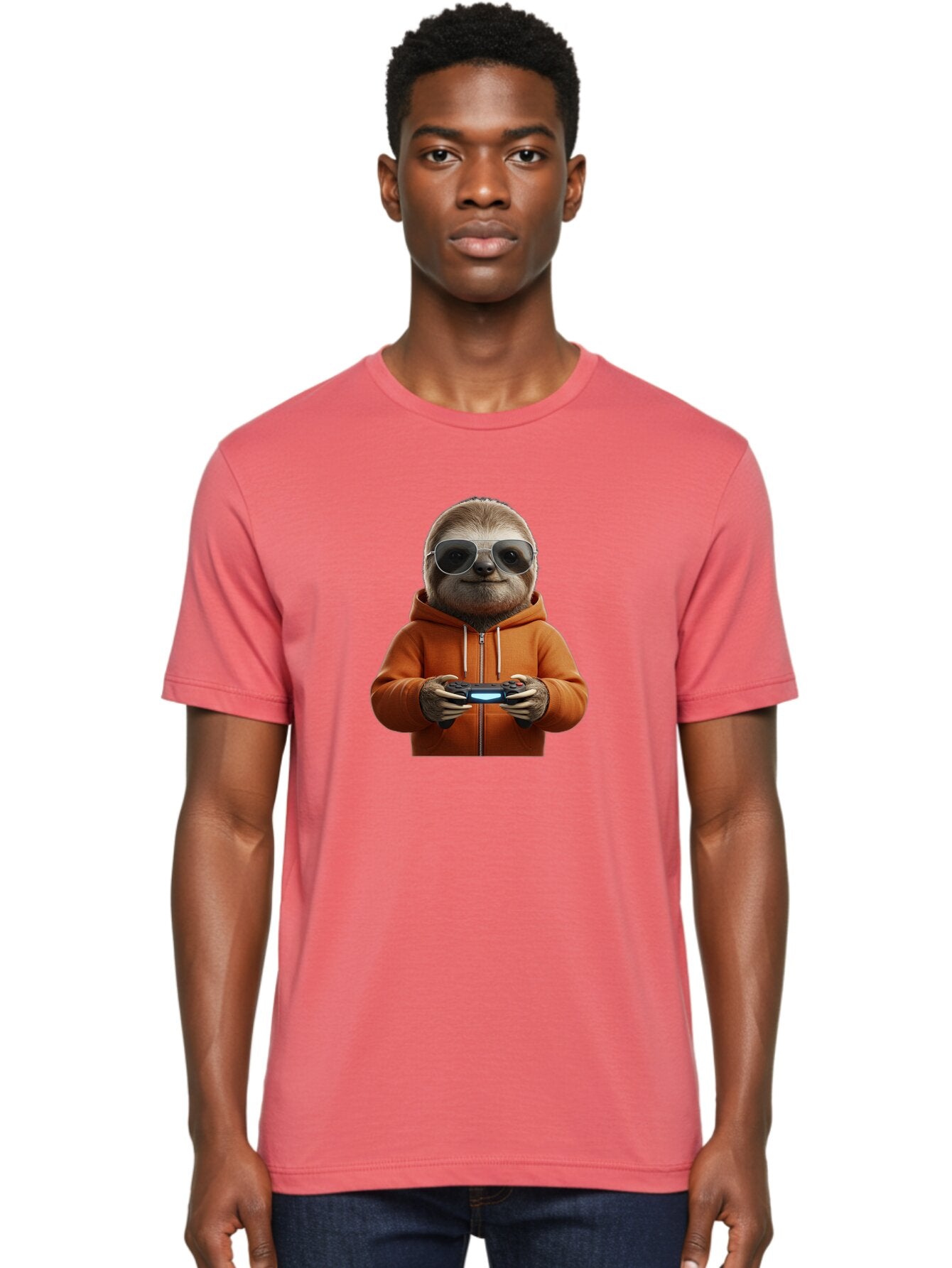 Sloth-Gamer Men'S Graphic Tee, 100% Cotton, Comfortable Casual Summer Wear, Machine Washable, Vintage Camera, Old Camera, Antique Camera, Black Camera, Classic Photography, Photography Equipment, Nostalgic Device, Film Camera, Camera Art Ban510 25