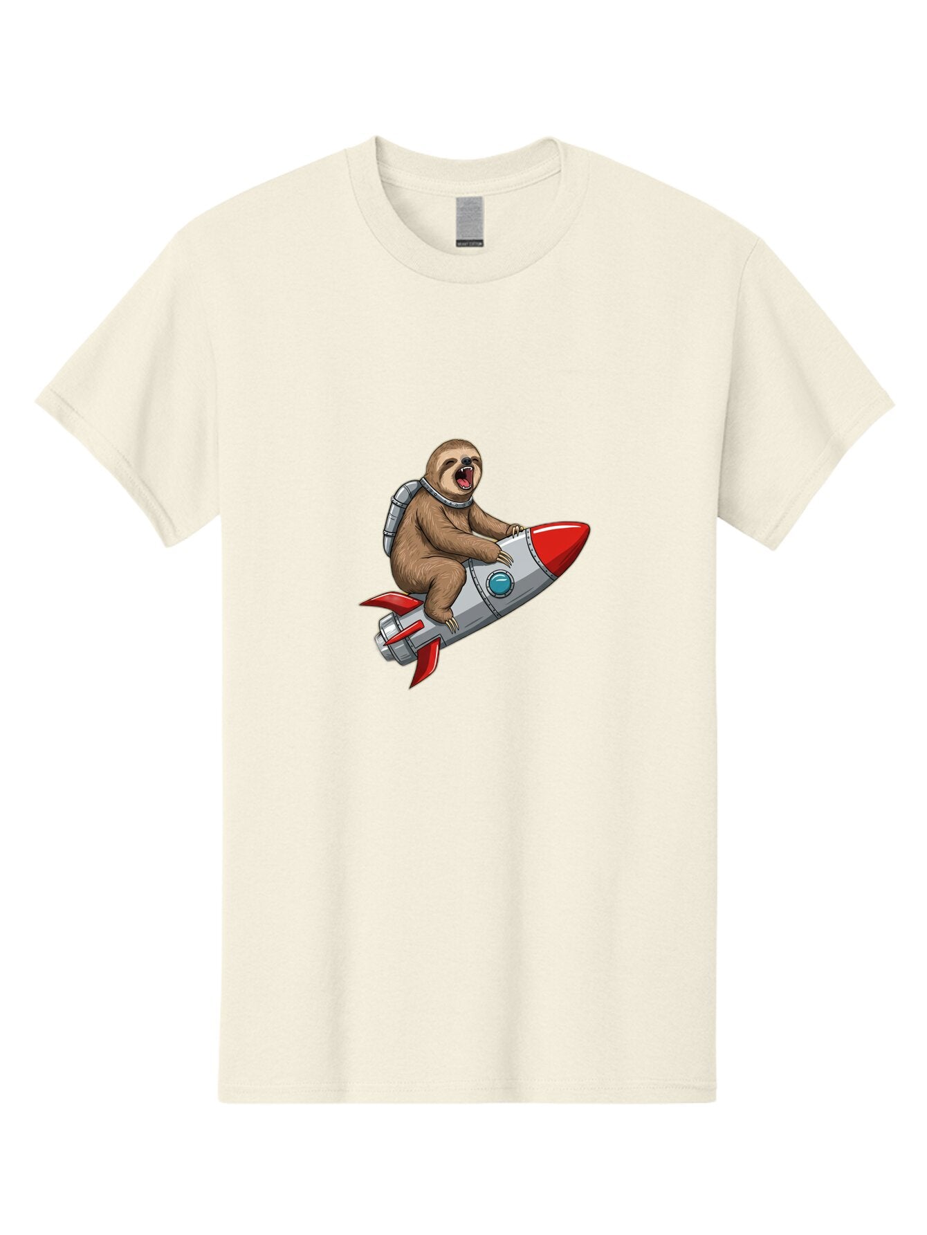 Sloth-On-Rocket-1 Men'S Graphic Tee, 100% Cotton, Comfortable Casual Summer Wear, Machine Washable, Vintage Camera, Old Camera, Antique Camera, Black Camera, Classic Photography, Photography Equipment, Nostalgic Device, Film Camera, Camera Art Ban516 3